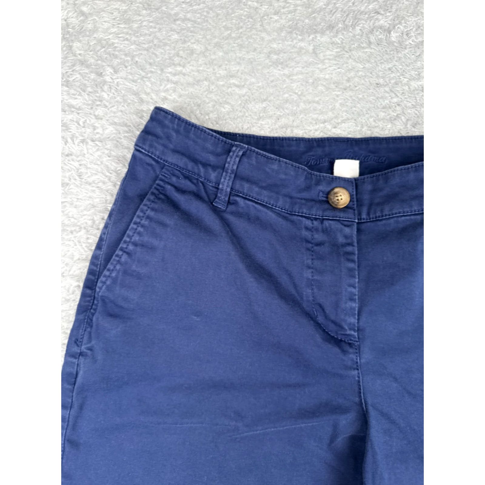 Tommy Bahama VINTAGE Tommy Bahama Women's Shorts 6 Blue Cotton Blend Casual Travel Beach Summer 27x7 Size 28" / US 6 / IT 42 - 4 Thumbnail