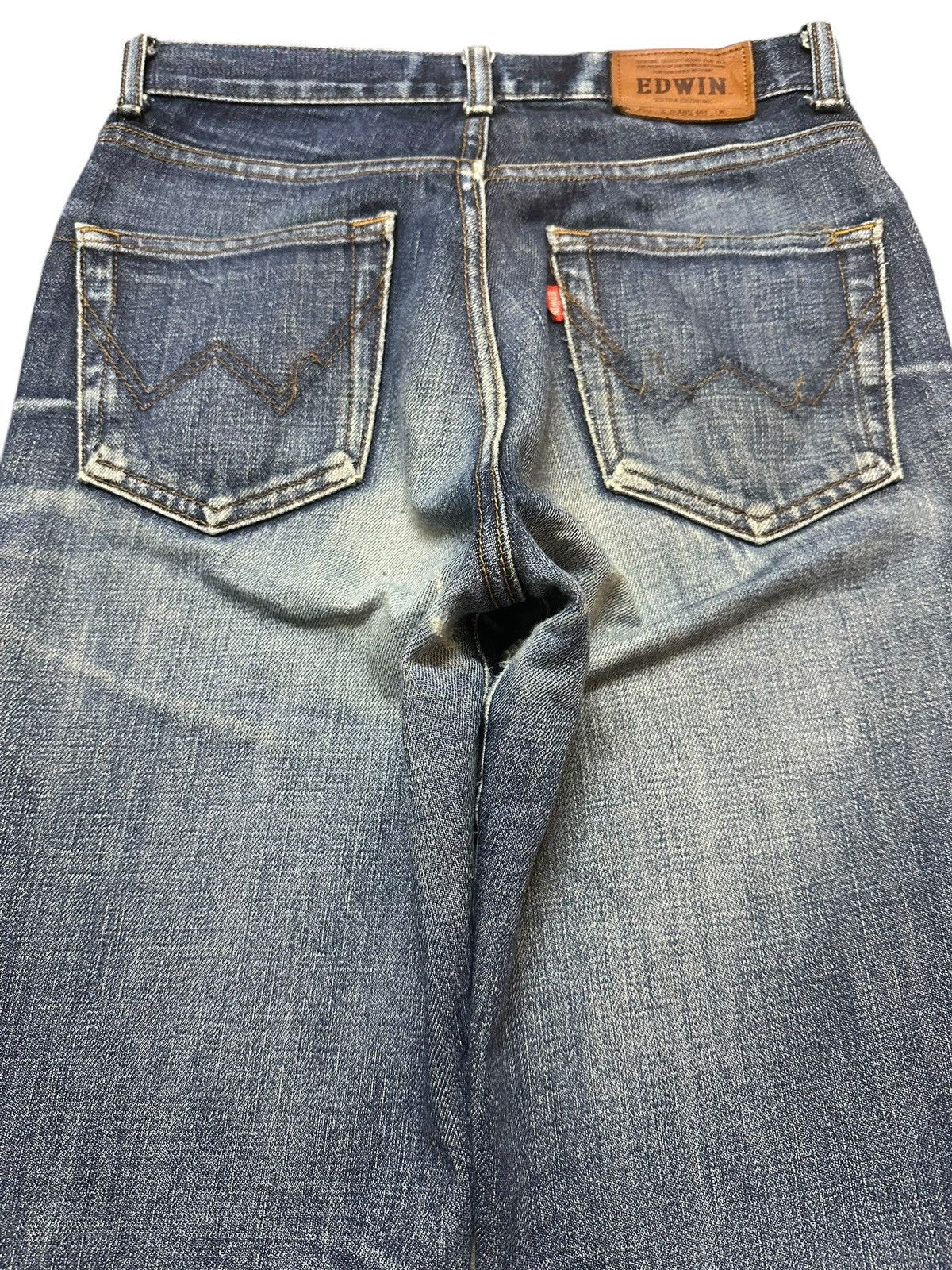 Edwin Vintage Edwin Blue Faded Wash Style Bootcut Jeans Size 27" / US 4 / IT 40 - 5 Thumbnail