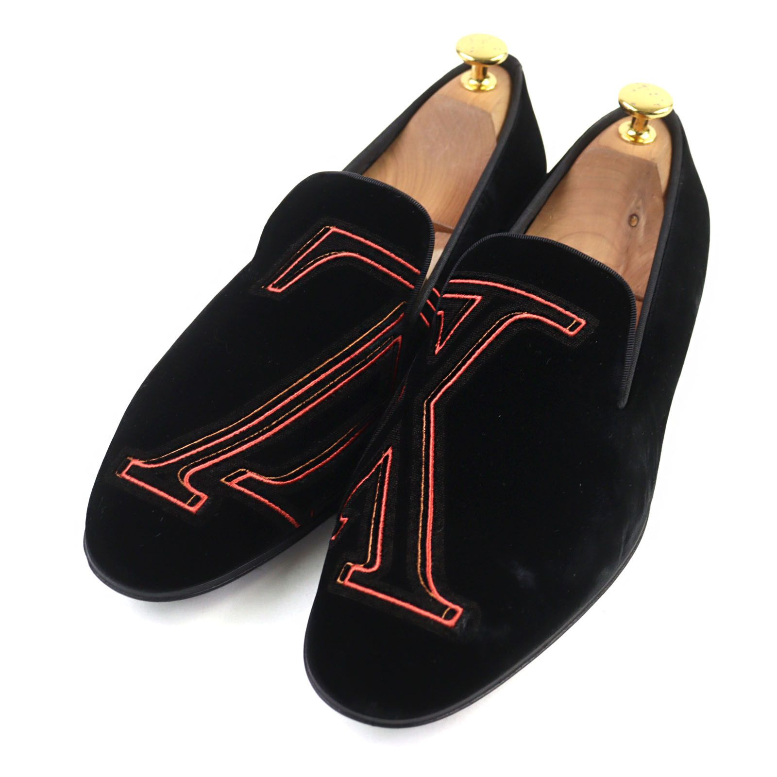 Louis Vuitton Louis Vuitton Louis Vuitton Velour Loafers Suede Shoes DUTY FREE for USA Size ONE SIZE - 1 Thumbnail
