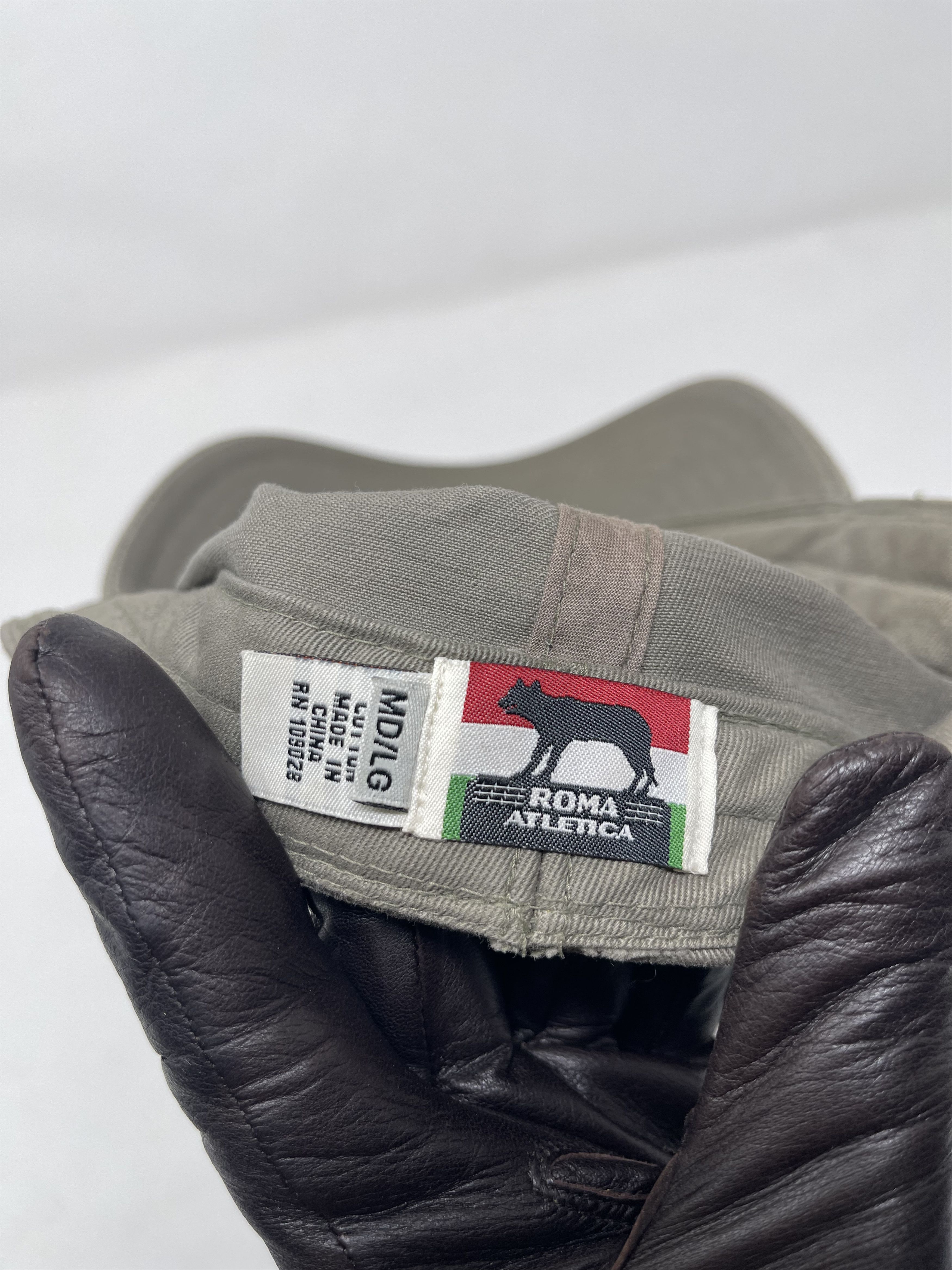 Hat Club Roma Atlentica Panter Cap hidden pocket inside Size ONE SIZE - 8 Thumbnail