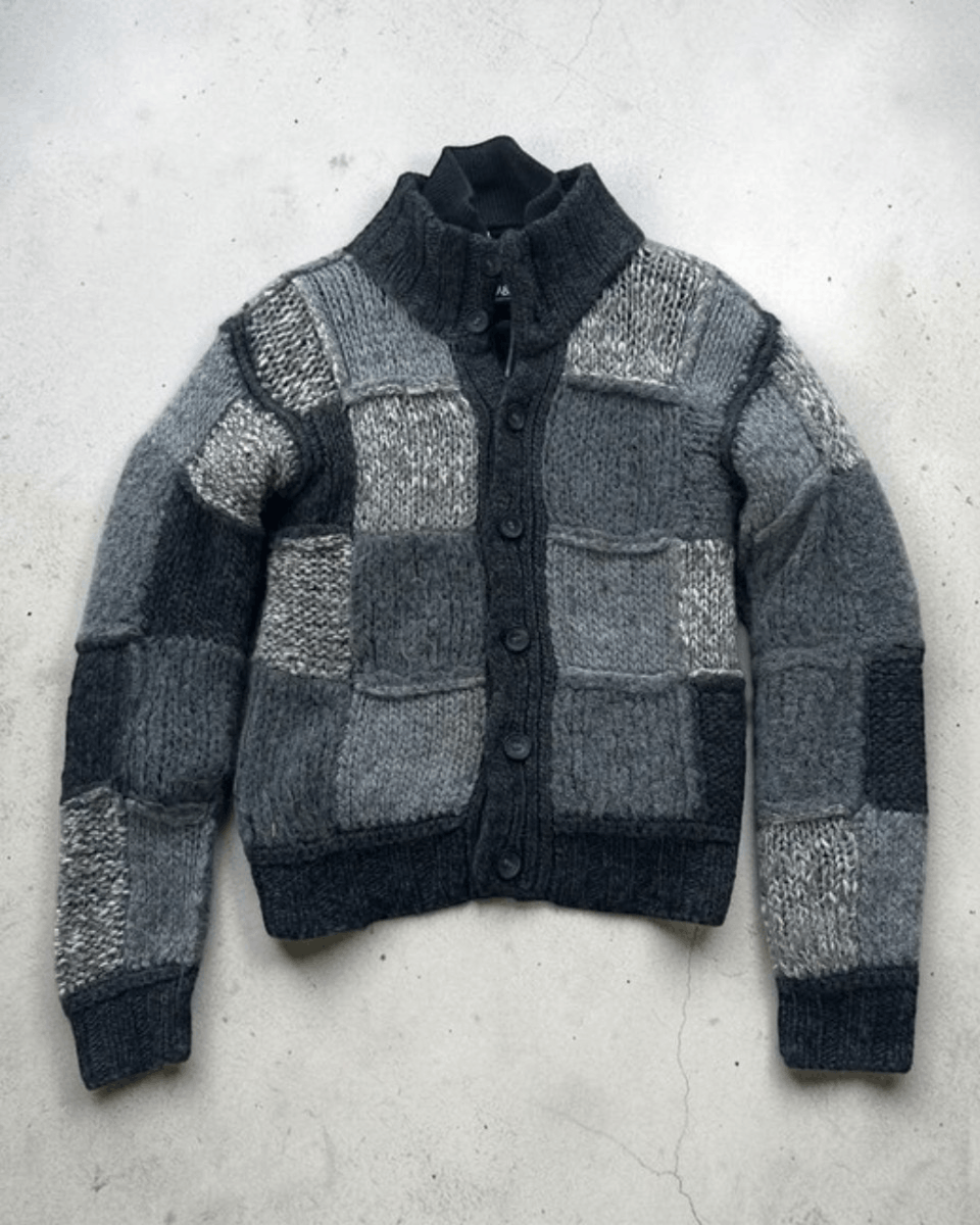 Dolce & Gabbana FW2008 Dolce & Gabbana Patched Wool Cardigan Jacket Size US M / EU 48-50 / 2 - 1 Thumbnail