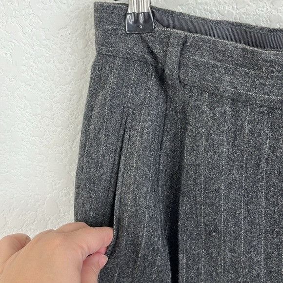 Giorgio Armani Giorgio Armani Wool Pinstriped High Waisted VTG 90s Pants Tr Size 30" / US 8 / IT 44 - 3 Thumbnail