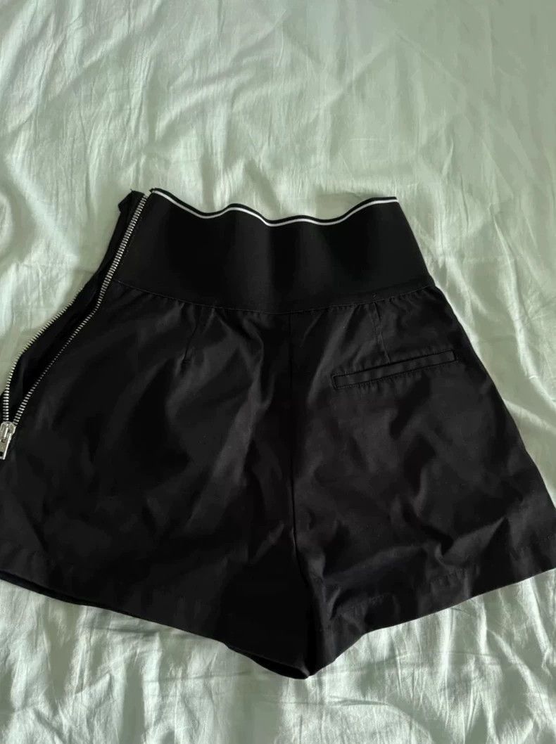 Alexander Wang Alexander Wang High-Waist Logo Print Shorts- Size 26" / US 2 / IT 38 - 2 Thumbnail