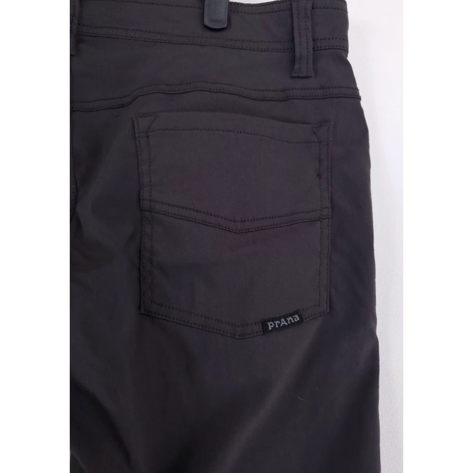 Prana Prana Brion Pants Slim Fit Dark Gray Mens 33 x 32 Performance Hiking Pants 33 x 26 Actual Mens Slim Gray Prana Brion Pants Size US 33 - 2 Thumbnail