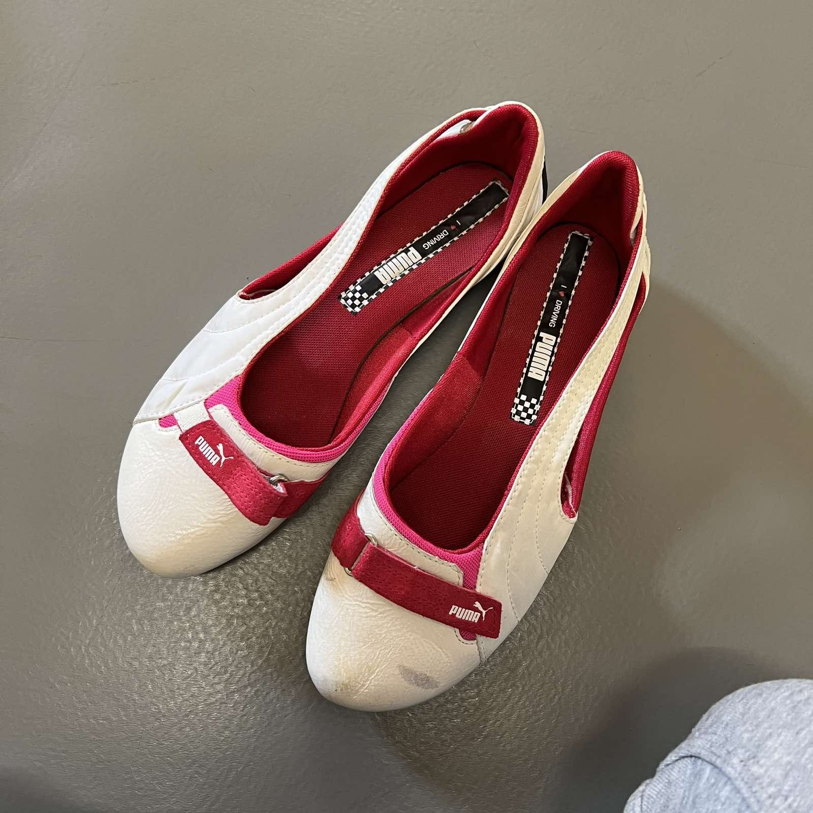 Puma RARE Puma Ballet Flats Shoes Speedcat Suede Pink Size US 9 / IT 39 - 3 Thumbnail