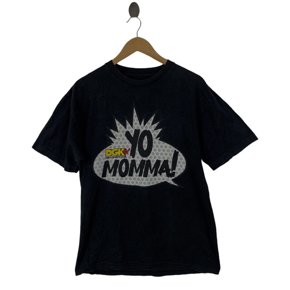 Vintage DIRTY GHETTO KIDS Yo Momma Hip Hop Rap Tee Shirt Size US L / EU 52-54 / 3 - 1 Thumbnail