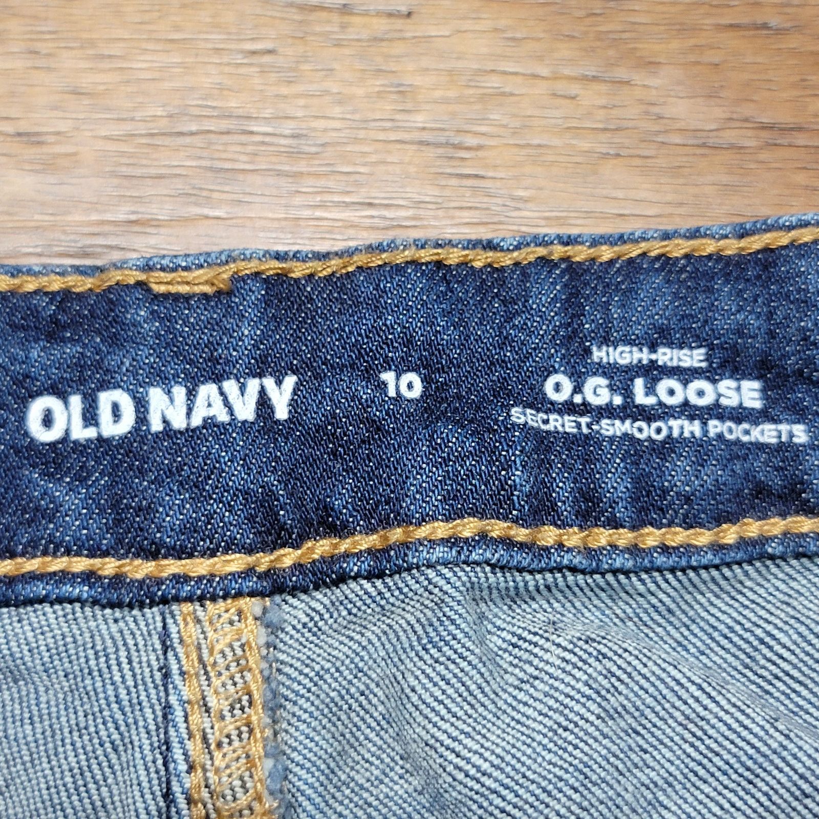 Old Navy Old Navy High-Rise O.G. Loose Jeans w/ Smooth Pockets - 10 Size 32" / US 10 / IT 46 - 5 Thumbnail