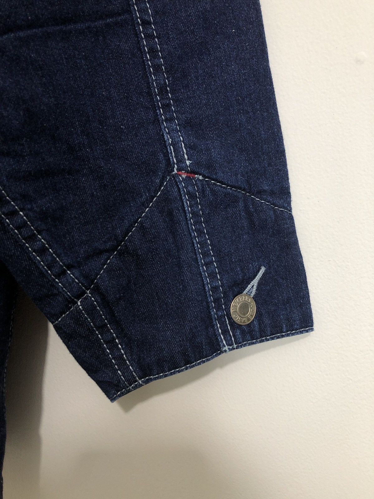 Japanese Brand Flash Blue Work Wear Chore Denim Jacket Size US L / EU 52-54 / 3 - 3 Thumbnail