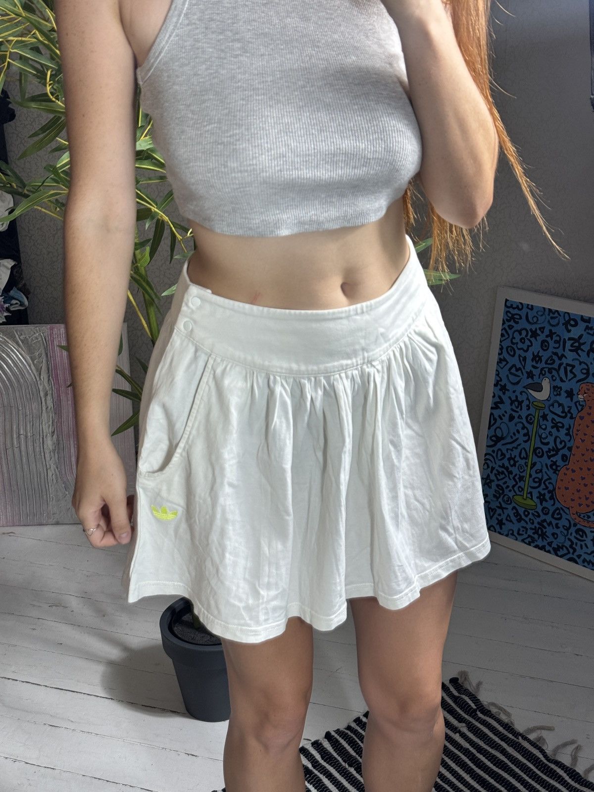 Adidas VINTAGE ADIDAS 2000s MINI SKIRT Size 25" / US 0 / IT 36 - 1 Thumbnail