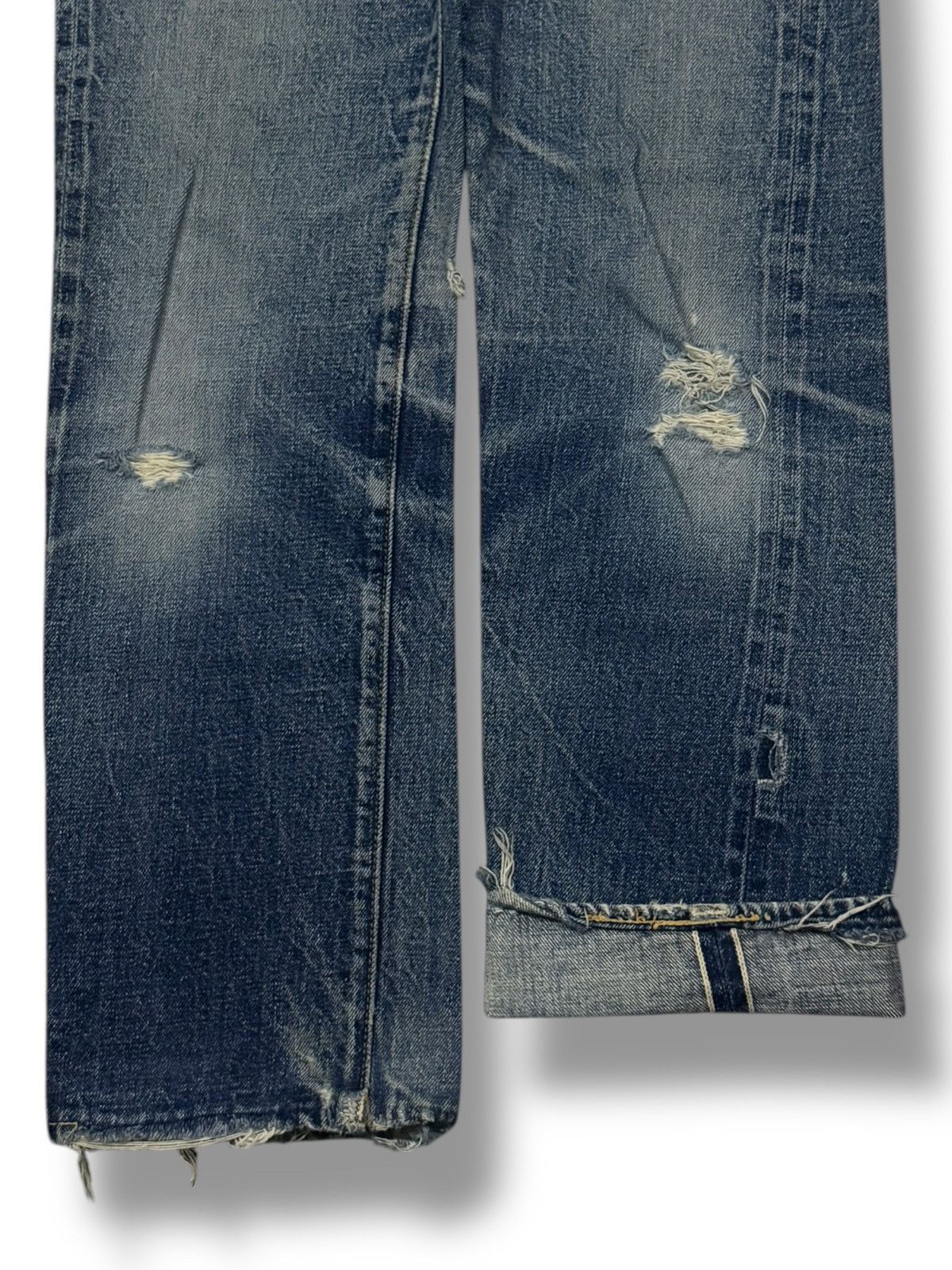 Denime Vintage 90s Denime Lot 221 Japanese Selvedge Denim Jeans W27 Size US 27 - 6 Thumbnail