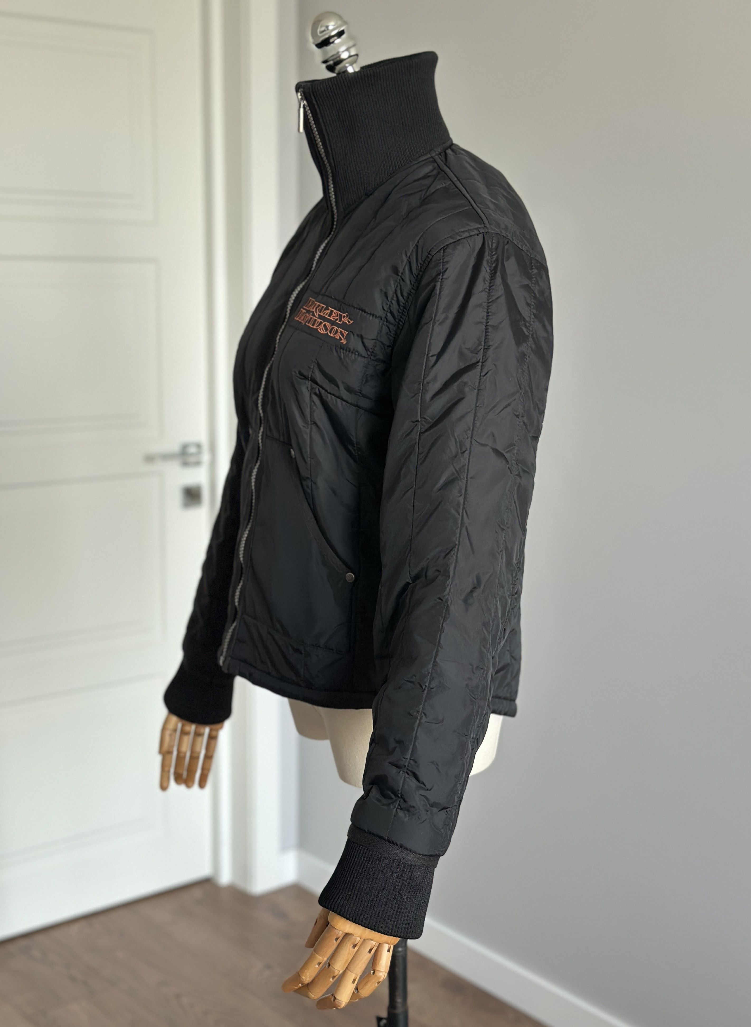 Harley Davidson HARLEY DAVIDSON Quilted Nylon Jacket S Motorcycle Clothing Size S / US 4 / IT 40 - 6 Thumbnail