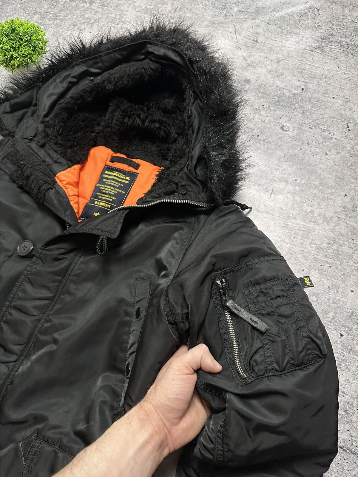 Alpha Industries Vintage Alpha Flyer’s Industries USA N-3B Parka Jacket Size US S / EU 44-46 / 1 - 5 Thumbnail