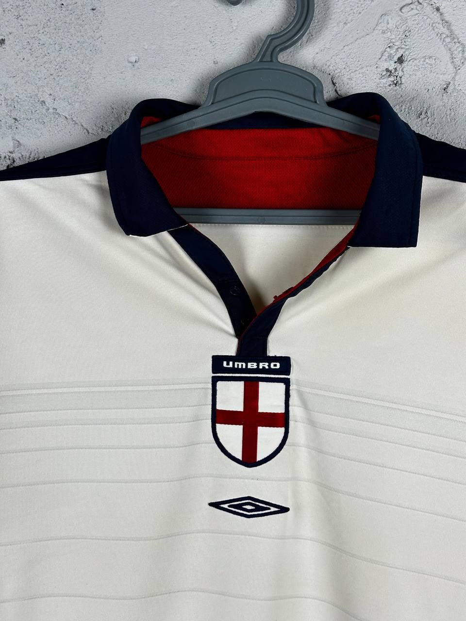 Umbro × Vintage Umbro England 2003 2004 Reversible Home Shirt Soccer Jersey Size US XL / EU 56 / 4 - 4 Thumbnail