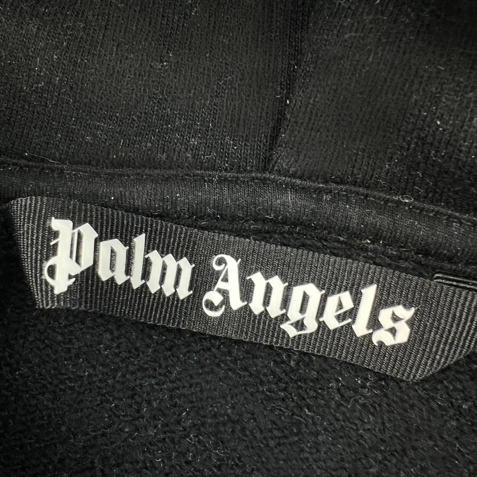 Palm Angels Palm Angels Black Spray Logo Pullover Hoodie Size US XS / EU 42 / 0 - 3 Thumbnail