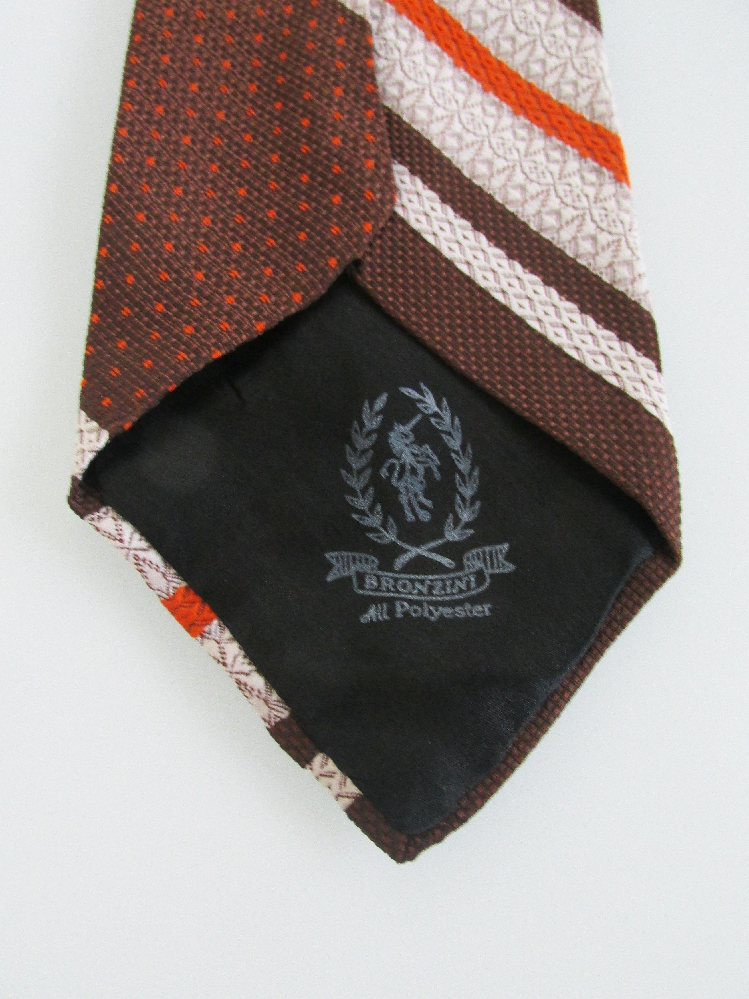 Vintage Bronzini (NWT) Vintage Men's Tie Size ONE SIZE - 5 Thumbnail