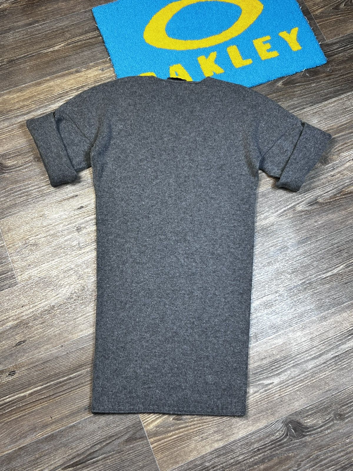 Jil Sander Jil Sander Wool/Cashmere Gray Short Sleeve Knit Dress Size S / US 4 / IT 40 - 11 Thumbnail