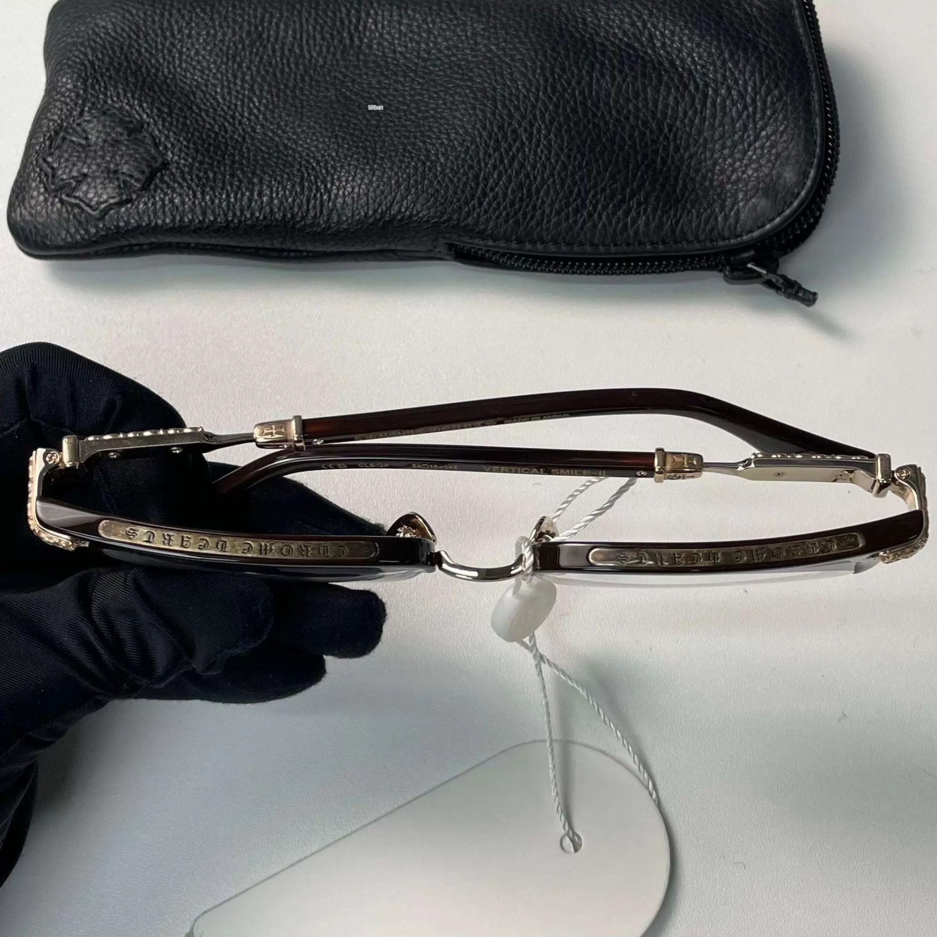 Chrome Hearts Black Frame Eyeglasses with Case Size ONE SIZE - 5 Thumbnail