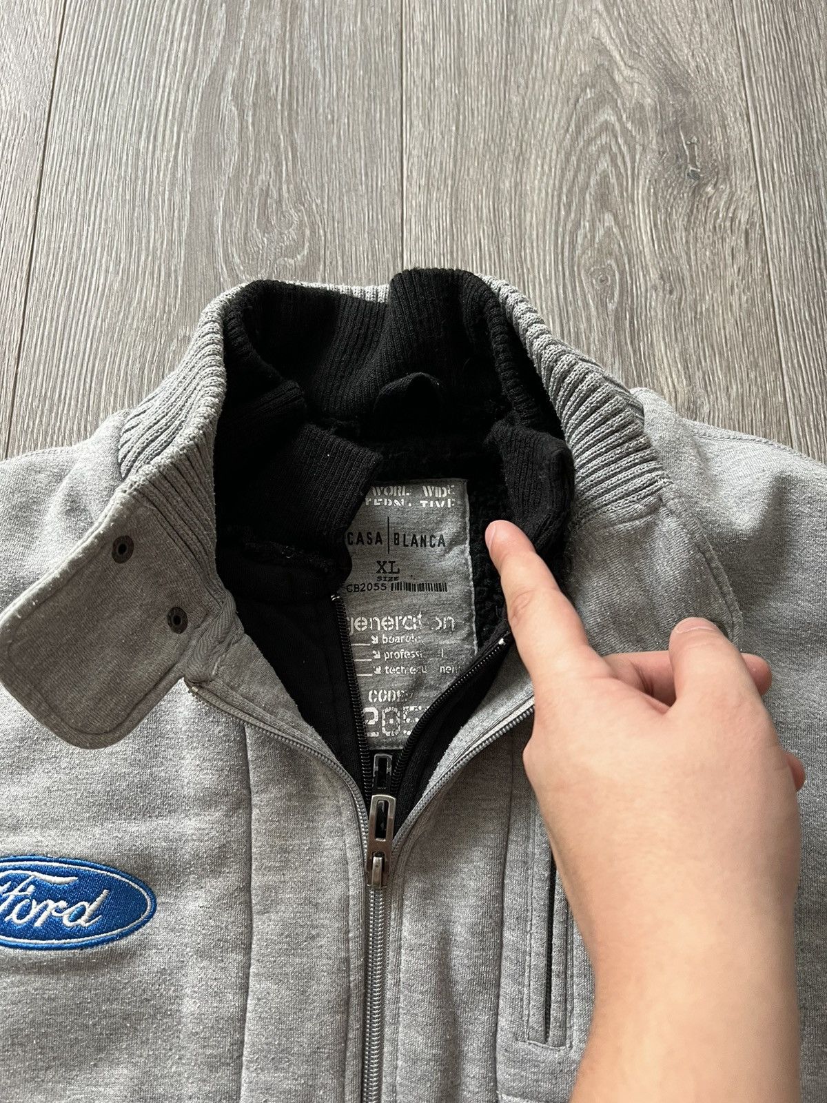 NASCAR × Vintage Vintage 💥 Ford Racing Zip RARE Mustang Size US XL / EU 56 / 4 - 8 Thumbnail