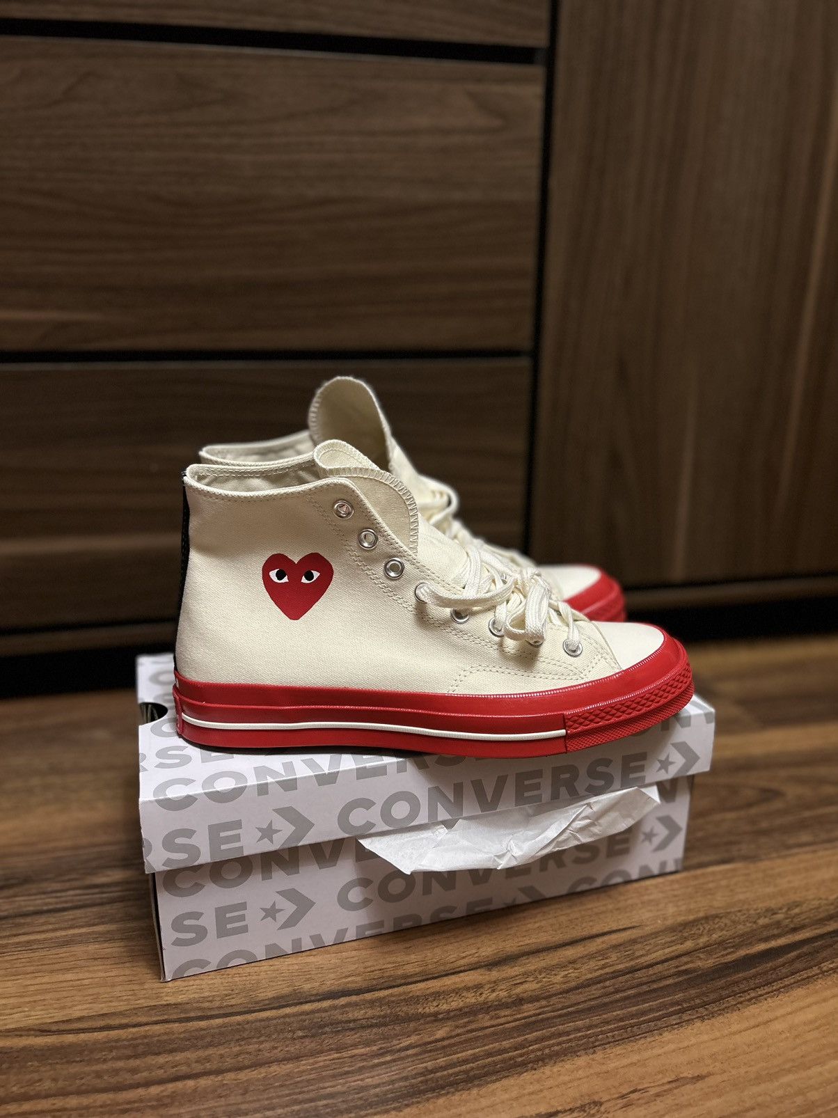 Comme des Garcons PLAY × Converse Comme des garçons play chuck x converse Size US 11 / EU 44 - 1 Thumbnail