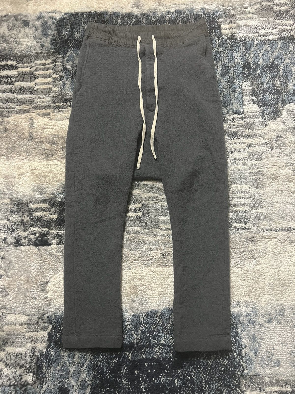 Rick Owens Rick Owens FW13 Mainline Plinth Dust Petrol Sweats Size US 28 / EU 44 - 1 Thumbnail