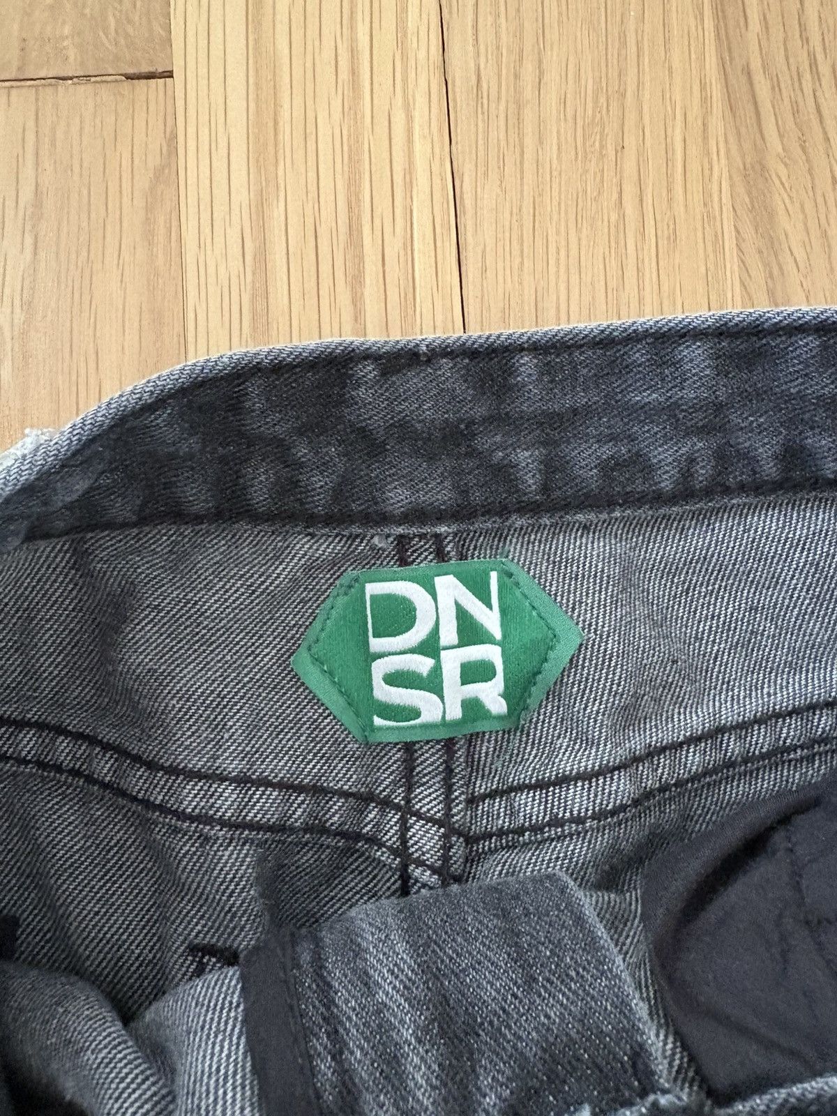 Designer × Vintage Black faded DNSR jeans Size US 30 / EU 46 - 4 Thumbnail
