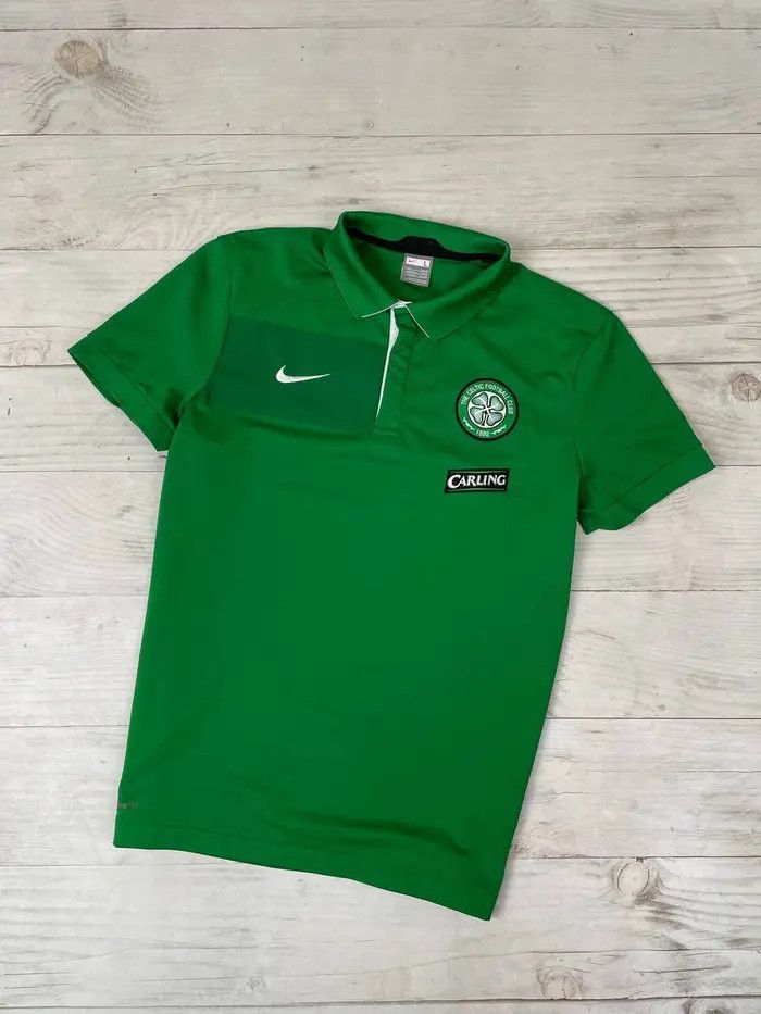 Nike Vintage Nike Celtic 2009 Training Polo Shirt Soccer Jersey Size US L / EU 52-54 / 3 - 1 Thumbnail
