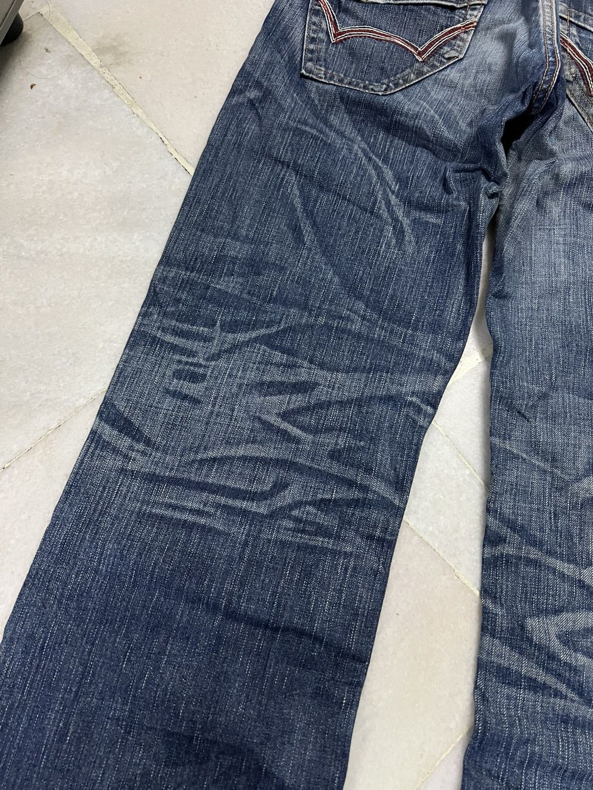 Edwin 💥Flare💥Edwin 503 Blue Trip Mud Wash Jean Size US 33 - 15 Thumbnail