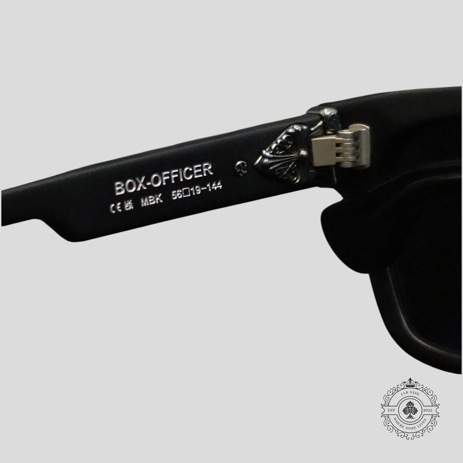 Chrome Hearts Chrome Hearts Box Officer Sunglasses in Matte Black/Silver Size ONE SIZE - 5 Thumbnail