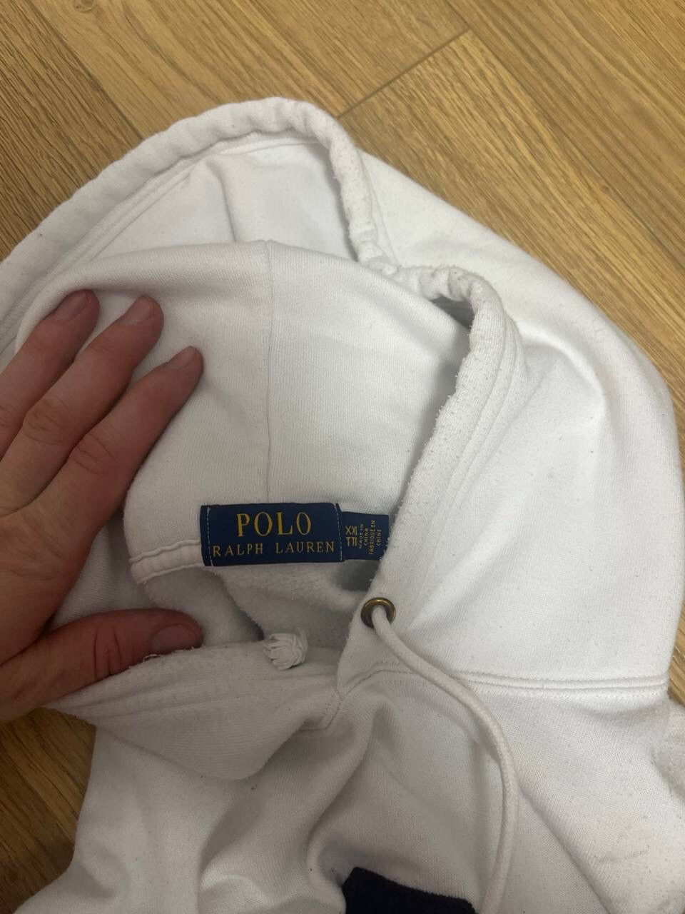 Polo Ralph Lauren Polo Ralph Lauren USA vintage distressed hoodie Size US XXL / EU 58 / 5 - 8 Thumbnail