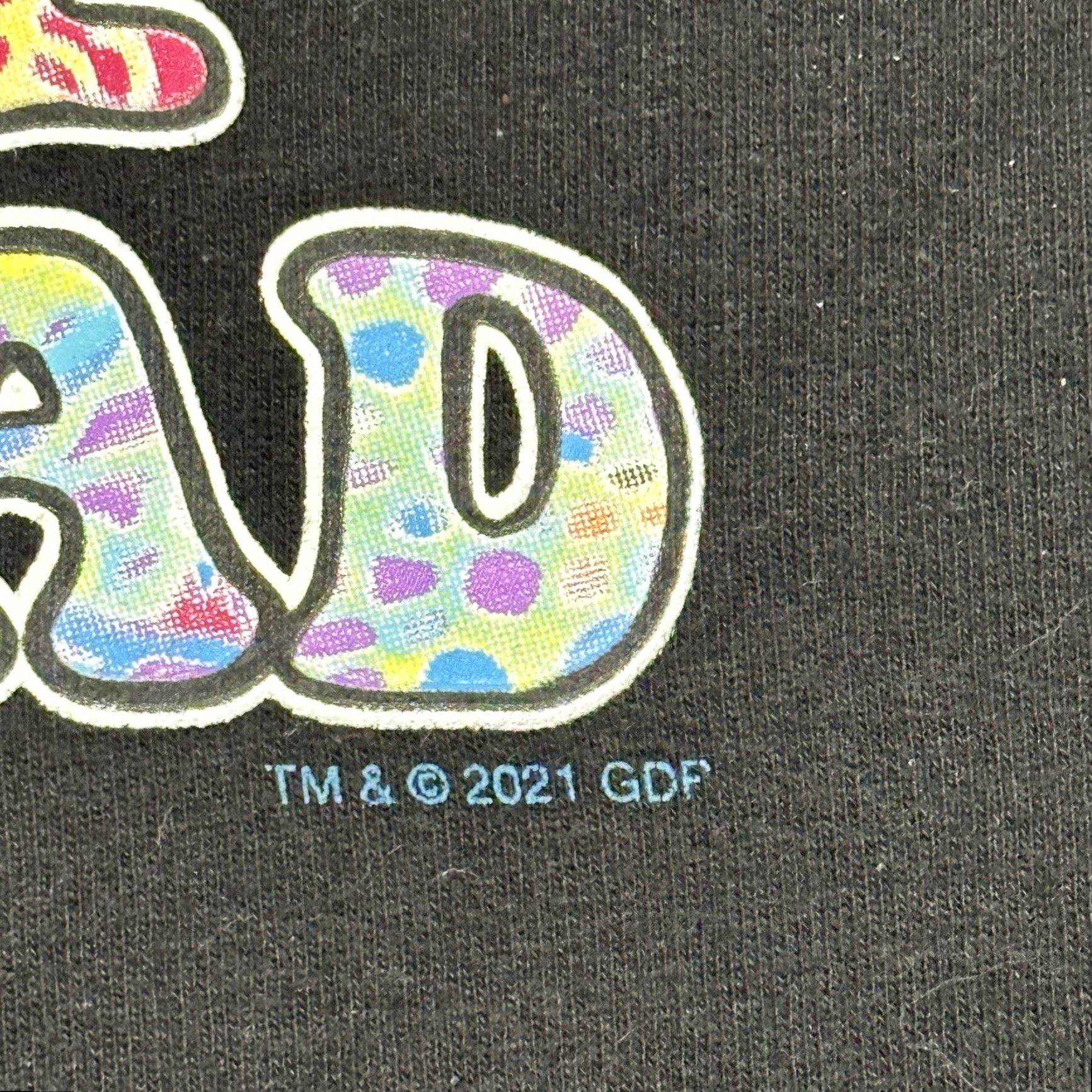 KangaROOS Grateful Dead Hoodie Mens M Black Kangaroo Pocket Sleeve Hit Graphic Print Front Logo Crew Neck Kangaroo Pocket Size US M / EU 48-50 / 2 - 4 Thumbnail