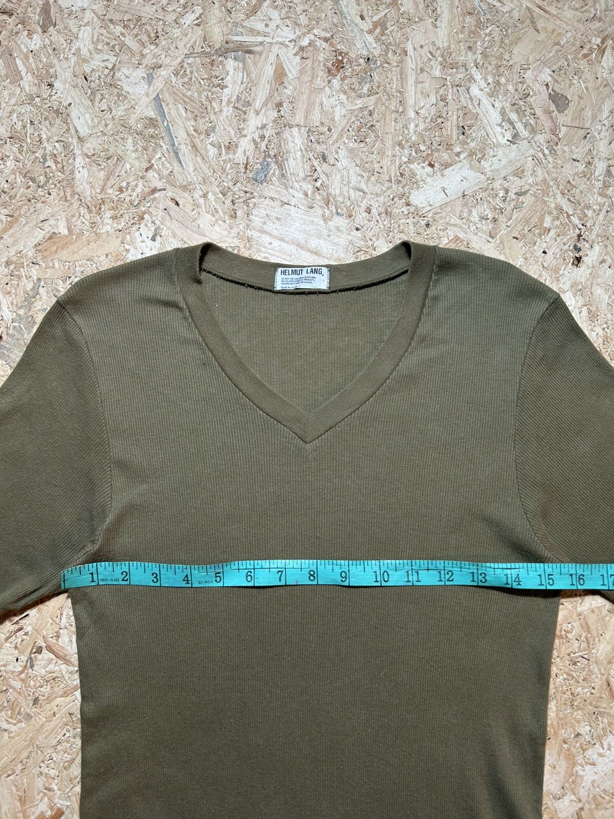 Helmut Lang Vintage Helmut Lang V Neck Tee Size US S / EU 44-46 / 1 - 12 Thumbnail
