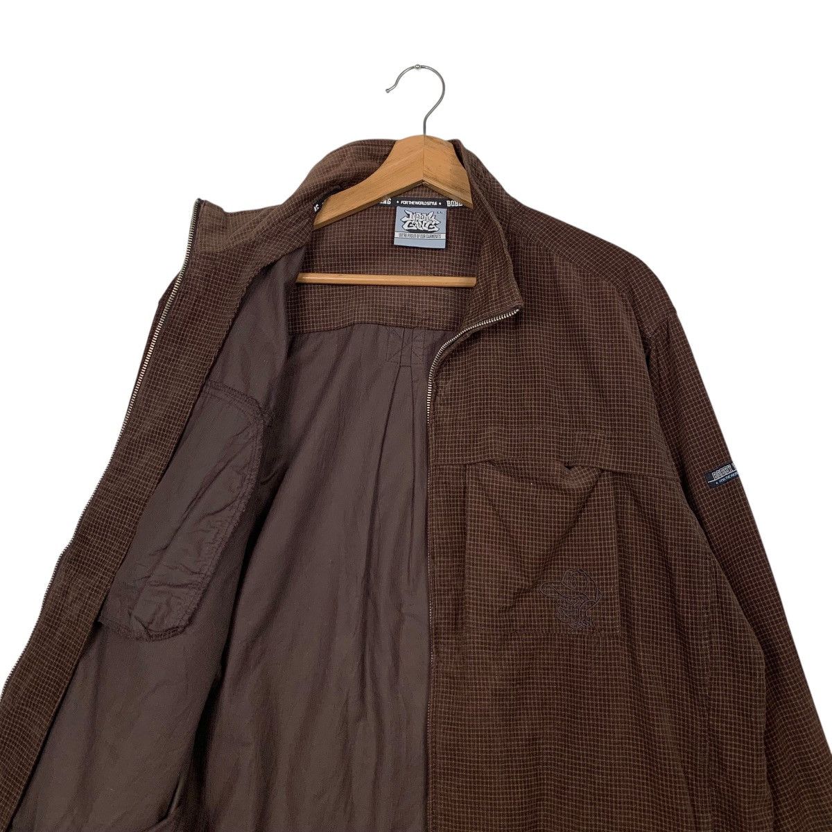 Vintage BOBBY GANG NYC Small Check Flannel Jacket #2579-C116 Size US L / EU 52-54 / 3 - 8 Thumbnail