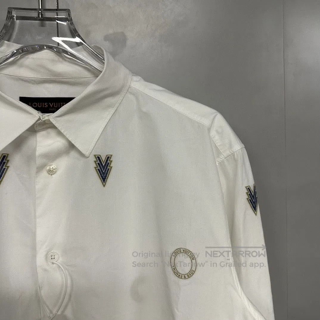 Louis Vuitton louis vuitton long sleeve logo shirt XXL. Size US XXL / EU 58 / 5 - 3 Thumbnail