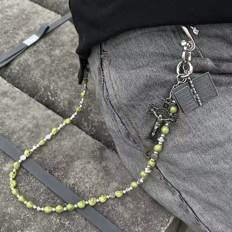 Jewelry Retro Dark Gothic Skeleton Waist Pants Chain Size ONE SIZE - 1 Thumbnail