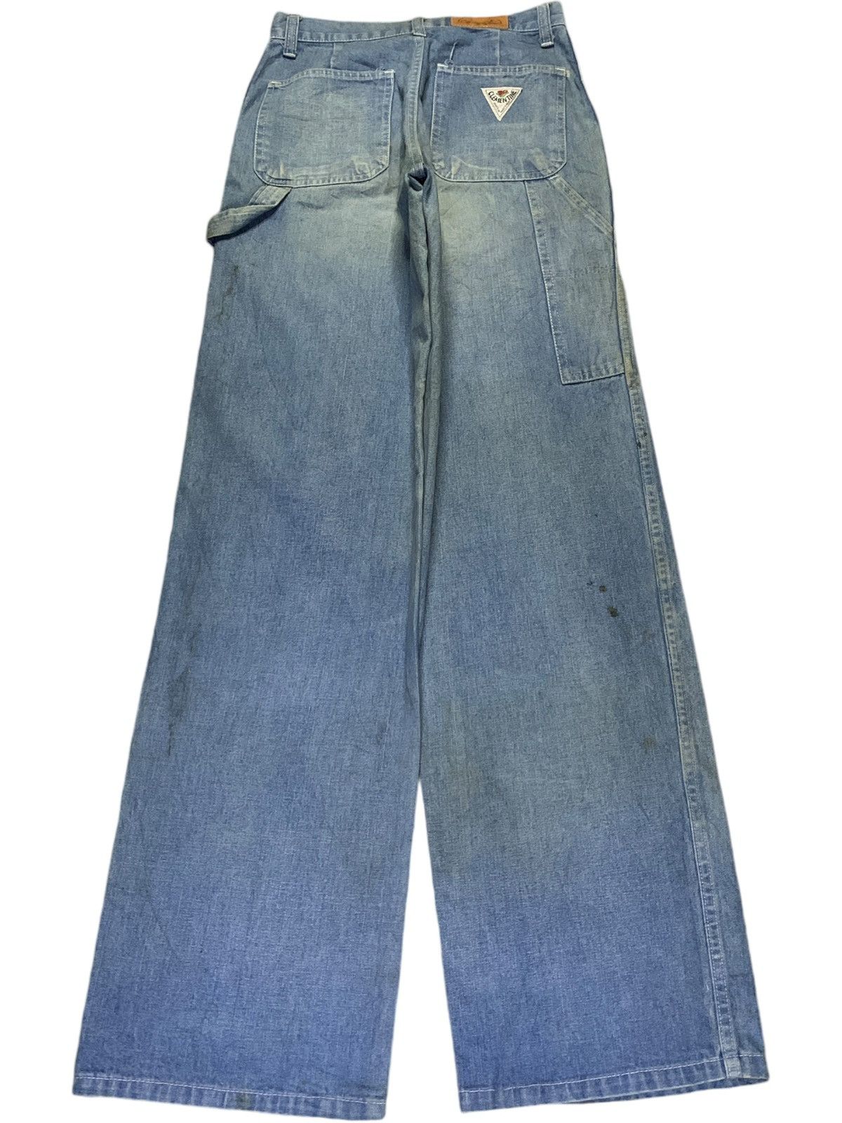 Japanese Brand Vintage Japanese Brand Mud Wash Carpenter Baggy Jeans Size 27" / US 4 / IT 40 - 2 Thumbnail