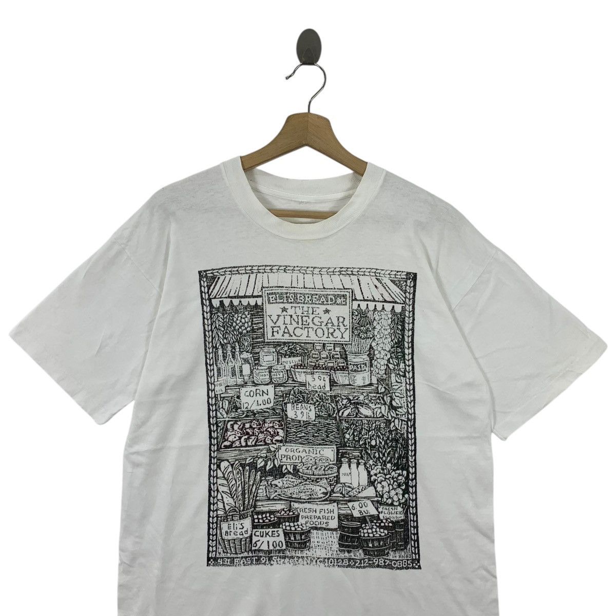 Vintage Vintage 90’ ELI’S BREAD NYC The Vinegar Factory Tee Shirt Size M / US 6-8 / IT 42-44 - 2 Thumbnail