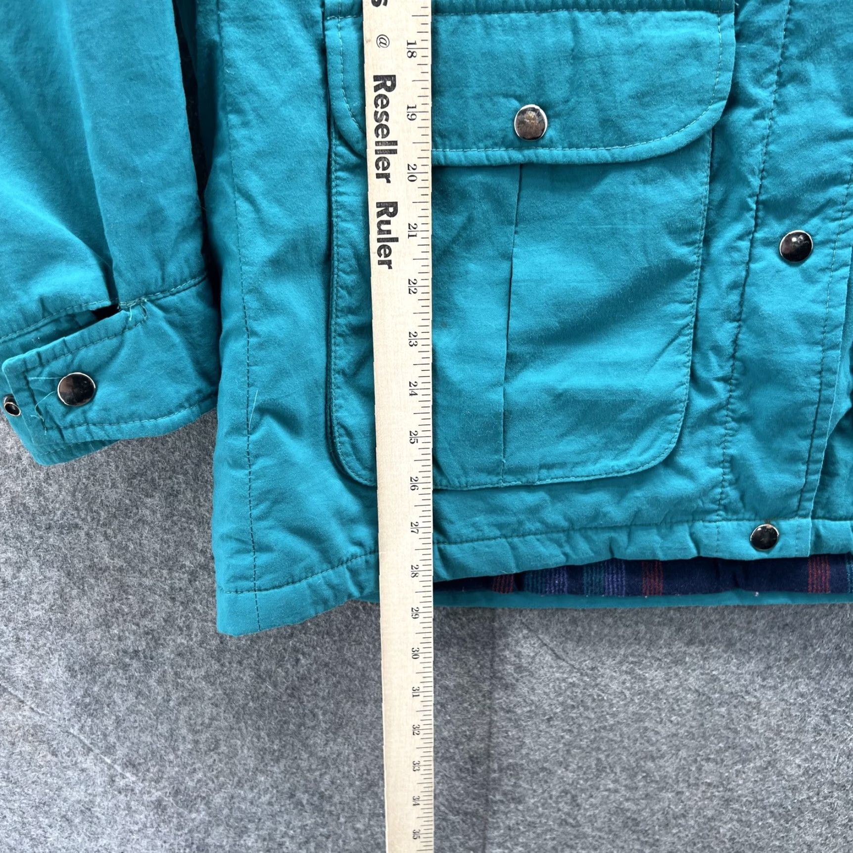 Pendleton VINTAGE Pendleton Jacket Women L Hooded Thinsulate Plaid 90s USA Size L / US 10 / IT 46 - 4 Thumbnail