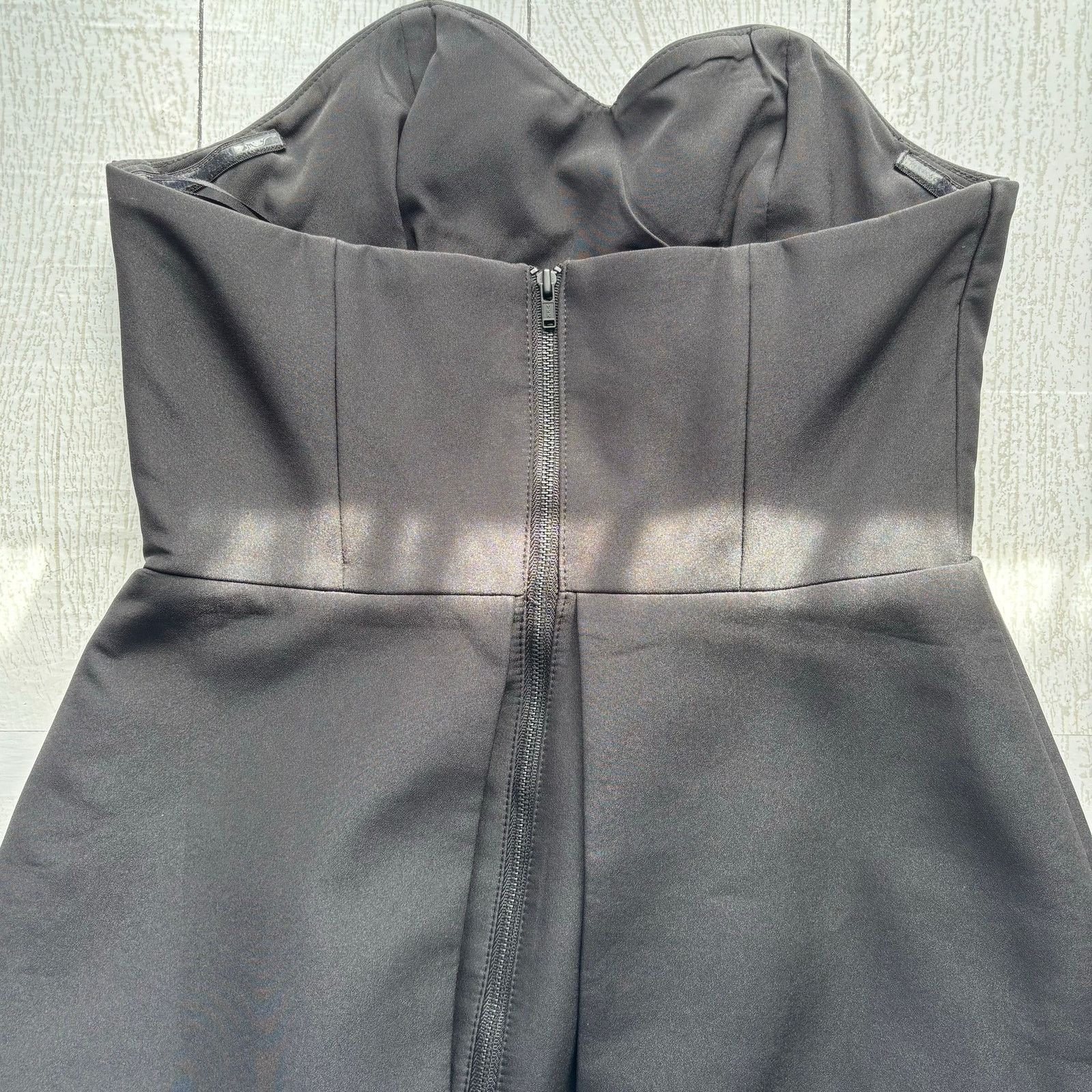 Other Finders Keepers Black Strapless Peplum Pencil Dress Size S Size S / US 4 / IT 40 - 9 Thumbnail