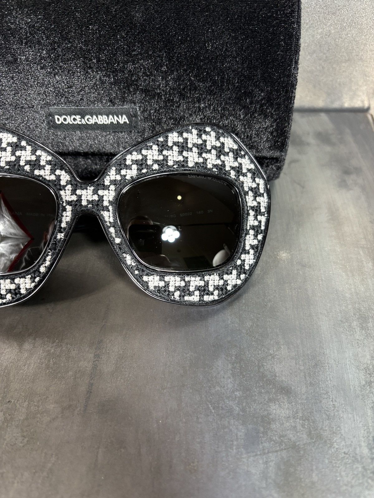 Dolce & Gabbana F/W 2016 Dolce & Gabbana Limited Sunglasses Houndstooth Pied Size ONE SIZE - 15 Thumbnail
