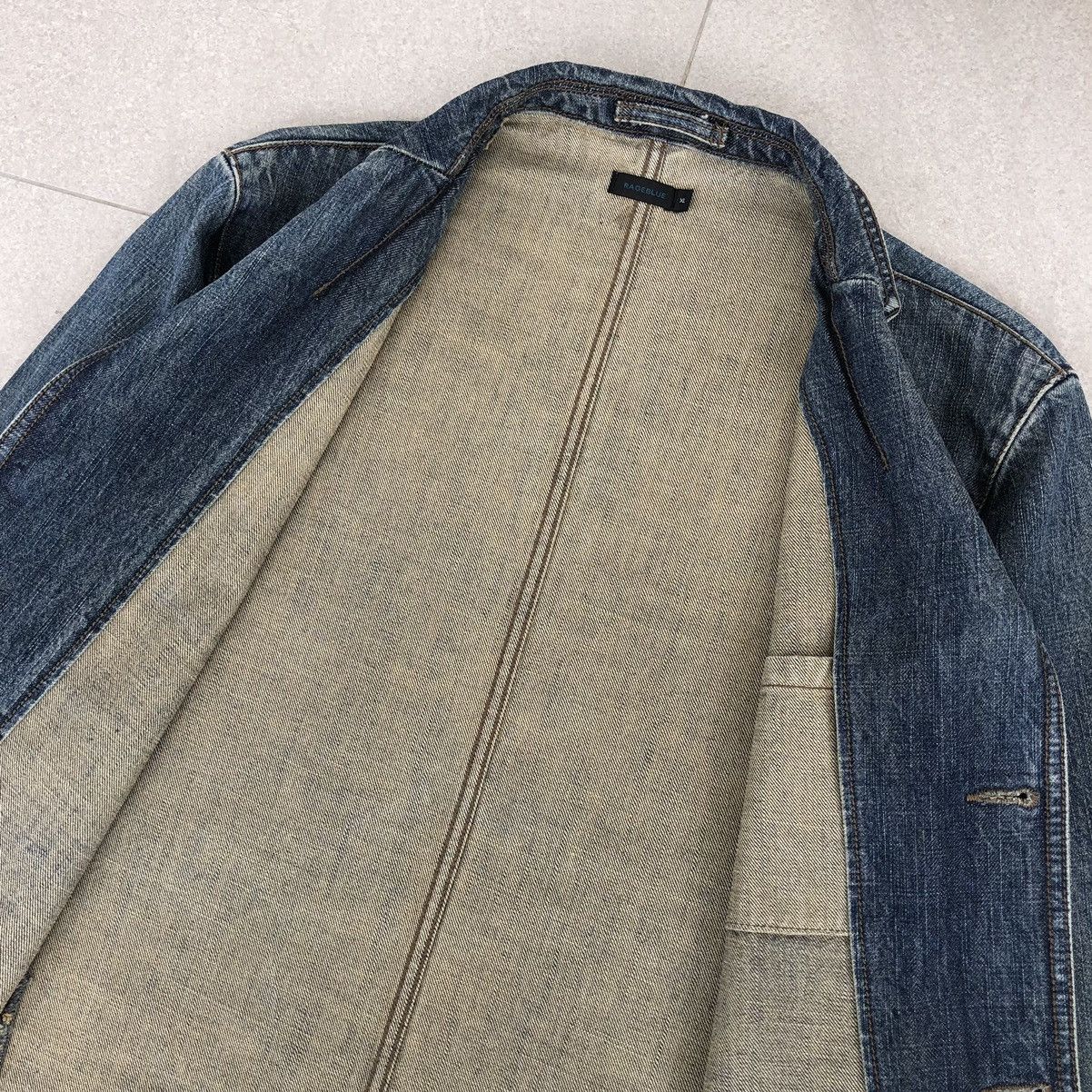 Japanese Brand Vintage Rageblue Mens Denim Jacket / Blazer Size US XL / EU 56 / 4 - 7 Thumbnail