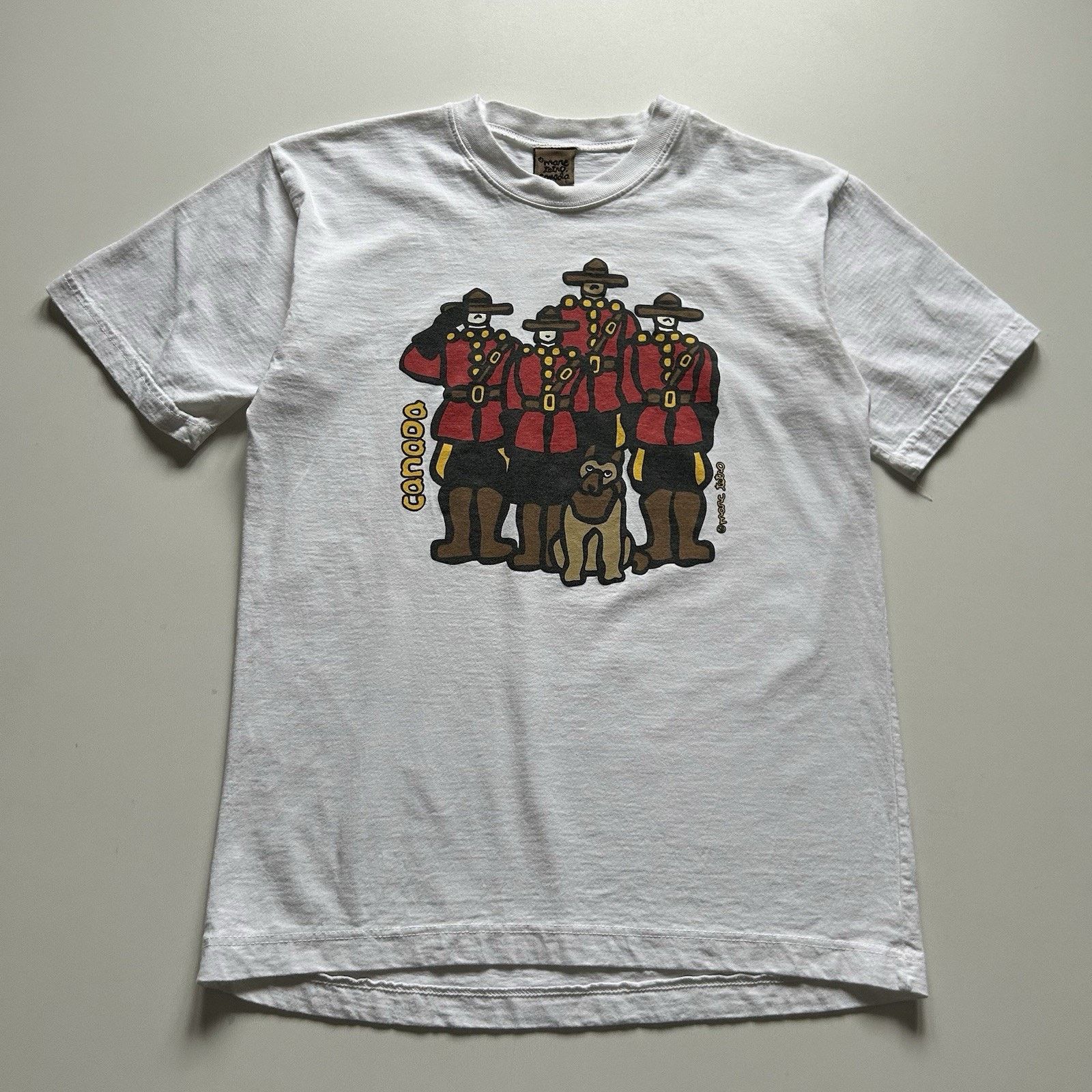 Vintage Vintage Canada Art T Shirt Small 90s Mounties RCMP Police | Grailed