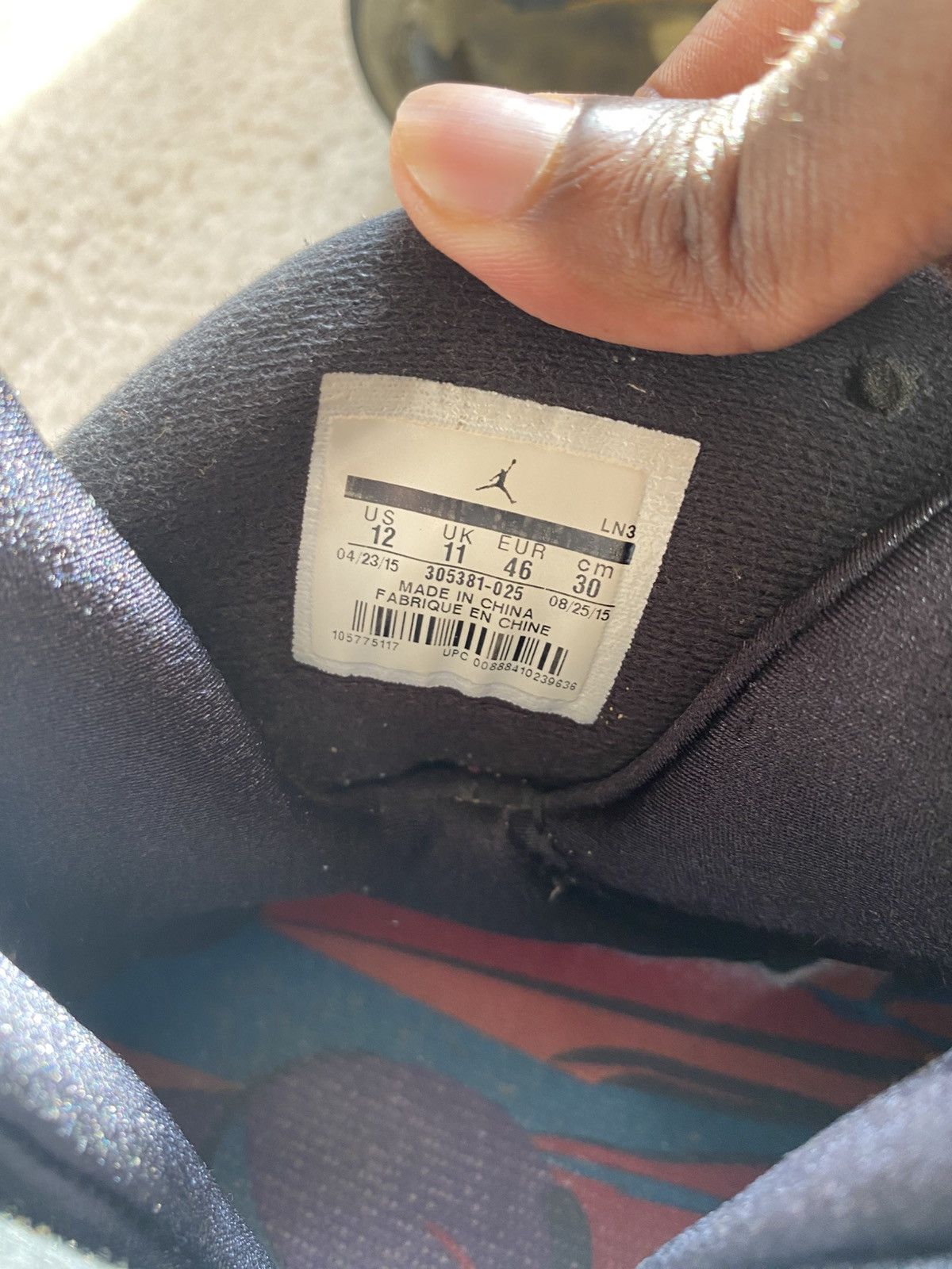Jordan Brand Air Jordan 8 Retro ‘Aqua’ 2015 Size US 12 / EU 45 - 6 Thumbnail
