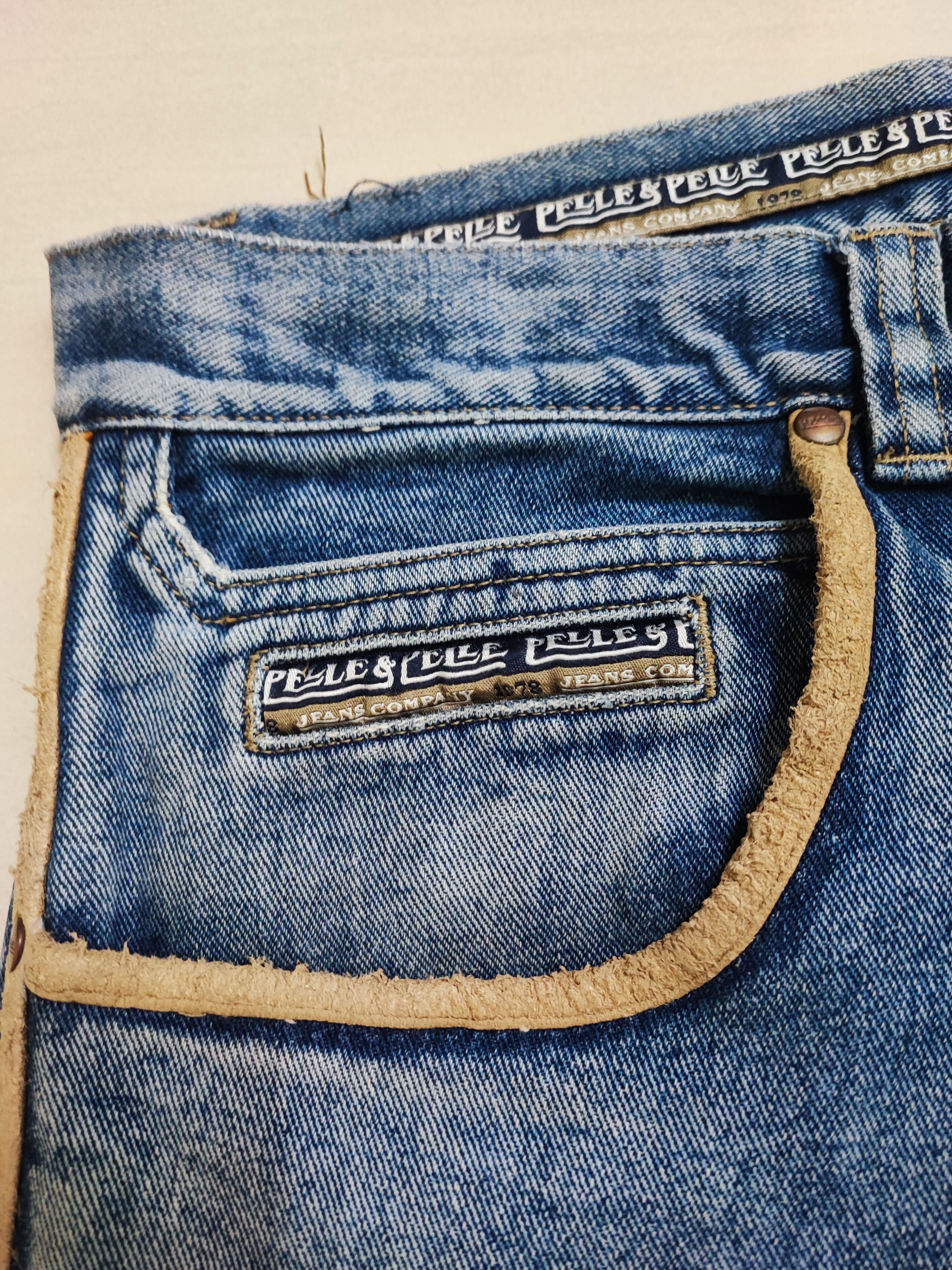 Pelle Pelle Rare!! Vintage 90's Pelle Pelle Baggy Double kneeJeans Size US 34 / EU 50 - 8 Thumbnail