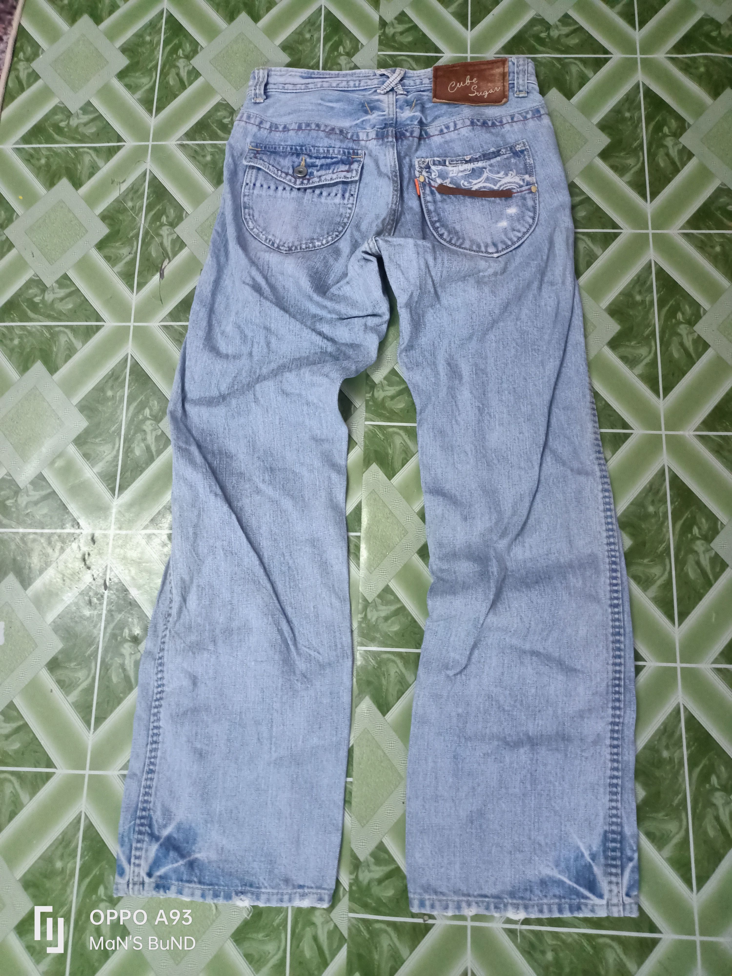 Japanese Brand Vintage CUBE SUGAR Jeans Size 29" - 2 Thumbnail