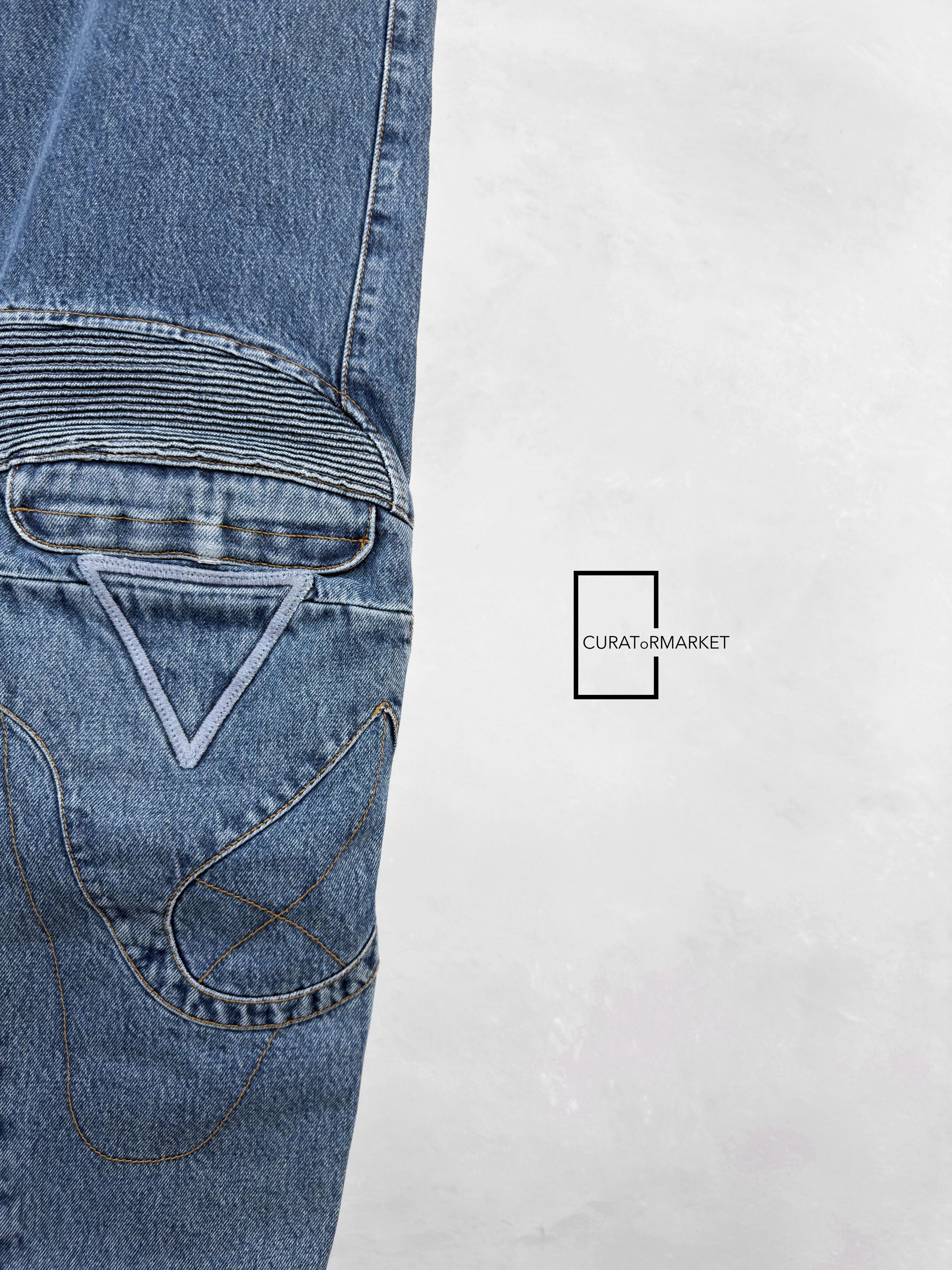 Vetements Multi Zip Embroidered Pocket Patch Biker Runway Jeans FW20 Size US 30 / EU 46 - 6 Thumbnail