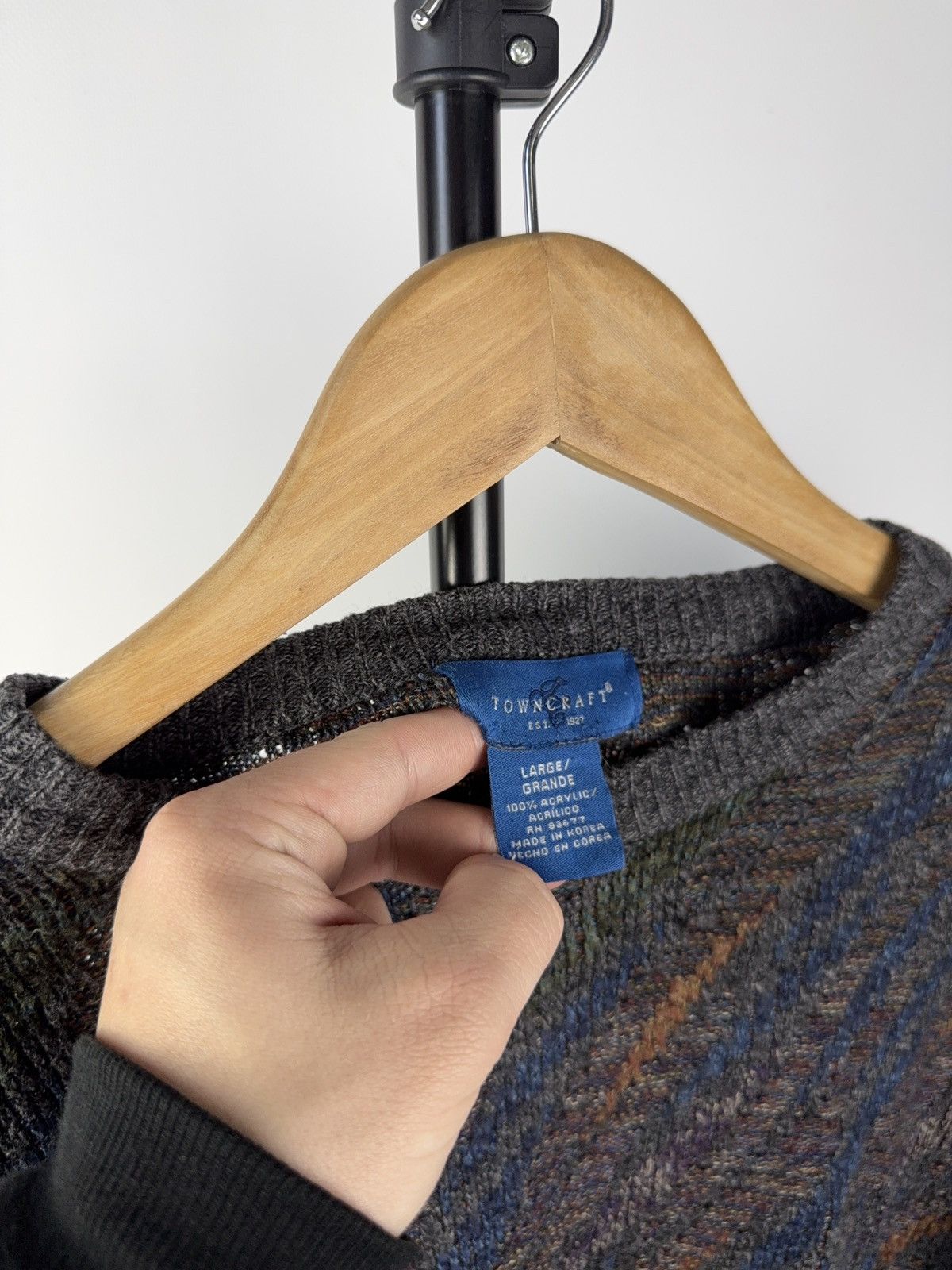 Japanese Brand × Vintage Vintage 90s Y2K Japanese Style Avant Garde Sweater Knitwear Size US L / EU 52-54 / 3 - 5 Thumbnail
