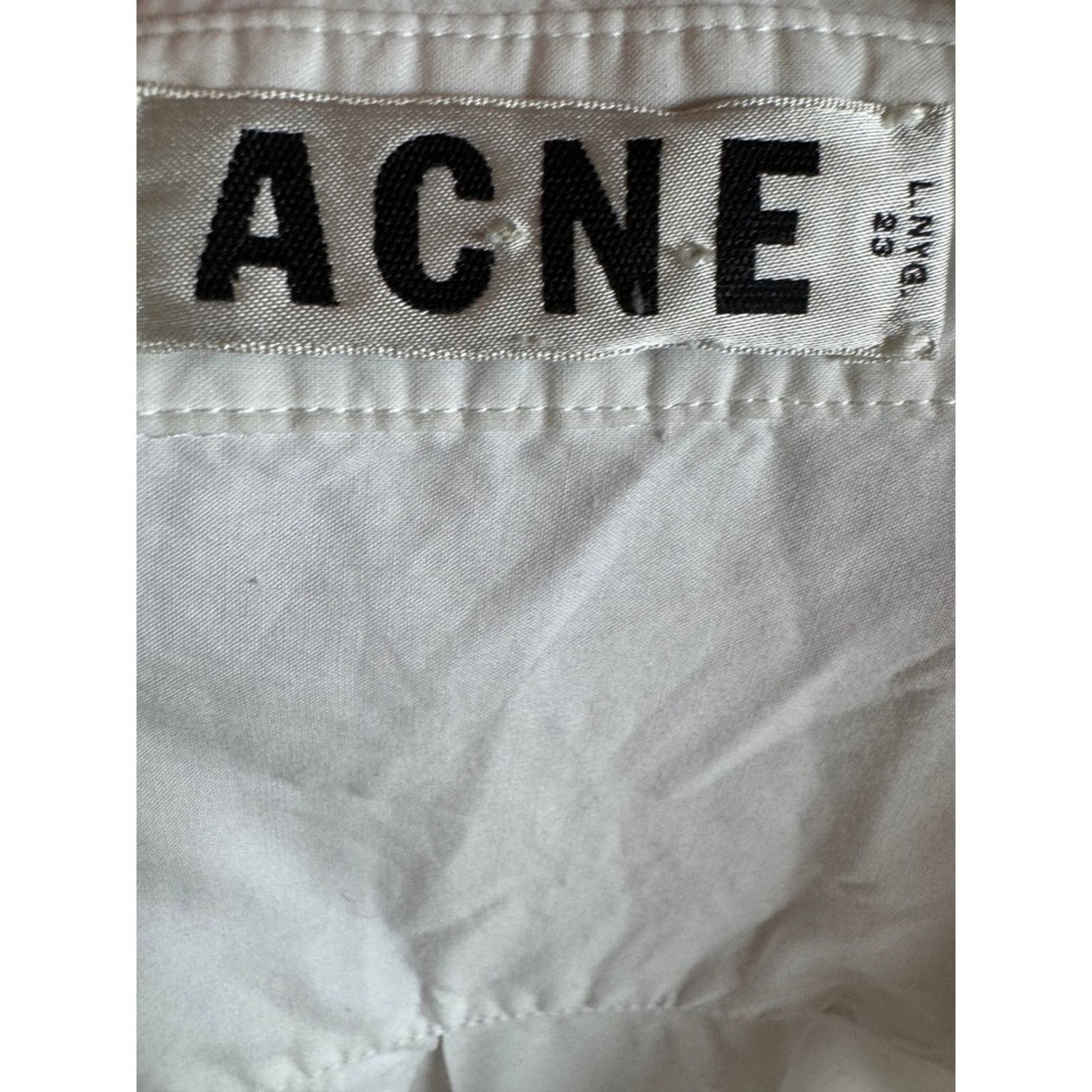 Acne Studios Acne Studios White Cotton Shirt Dress – Size 38 (US 6) Size S / US 4 / IT 40 - 5 Thumbnail