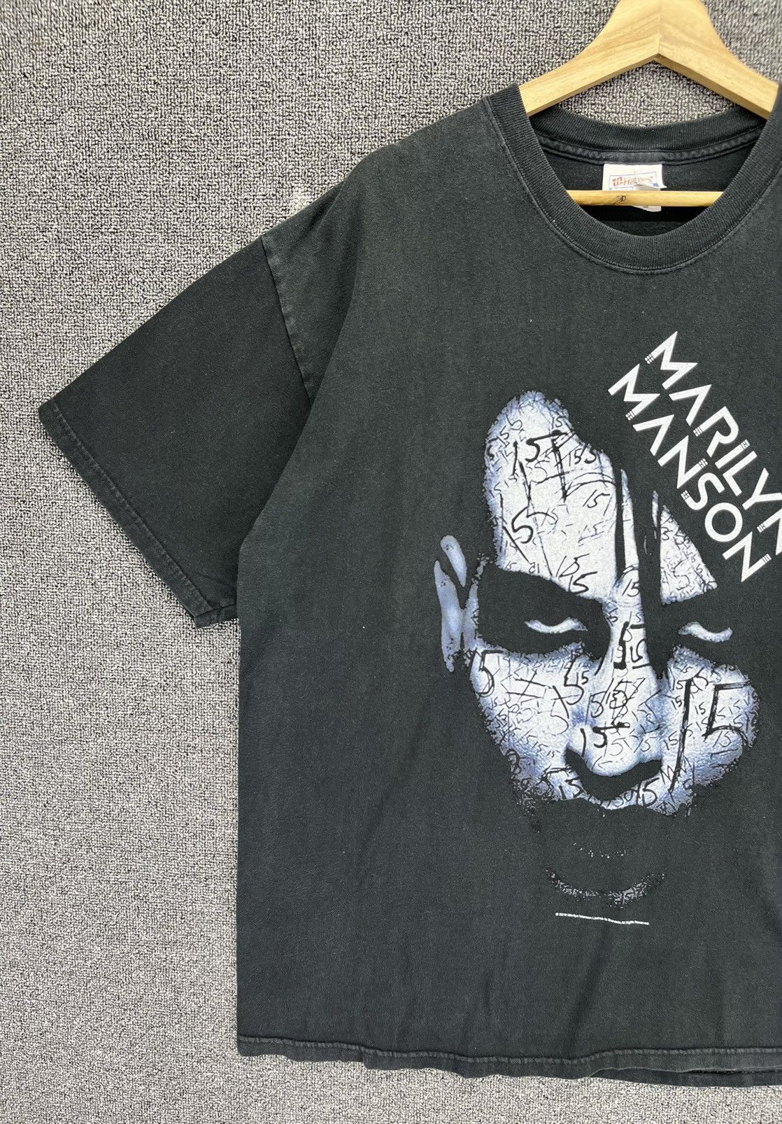 Band Tees Vintage Marilyn Manson Punk Rock Band Tees T Shirts Size US XL / EU 56 / 4 - 3 Thumbnail
