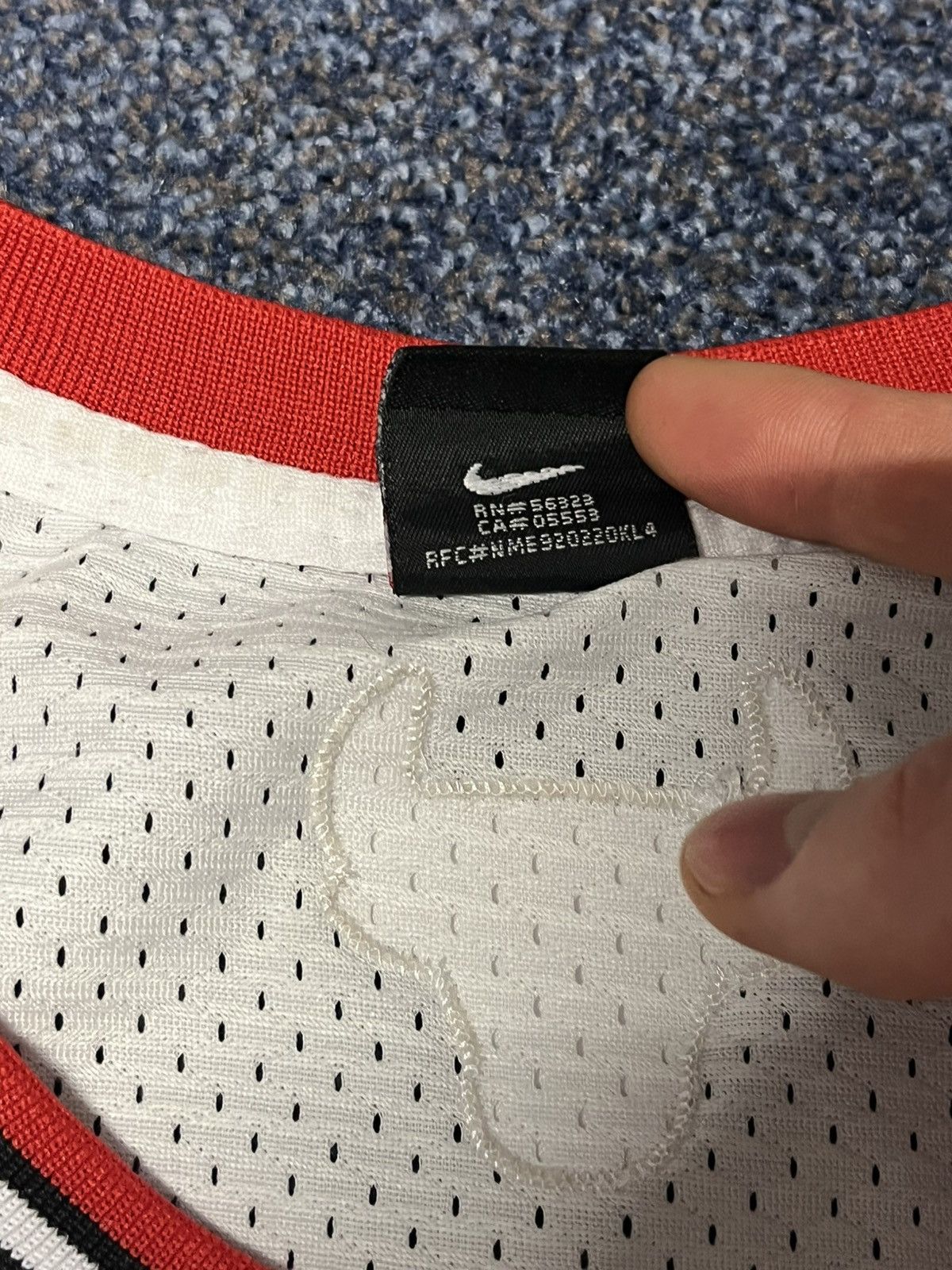 NBA × Nike × Vintage Authentic Michael Jordan Vintage Nike Chicago Bulls Jersey Size US XL / EU 56 / 4 - 8 Thumbnail