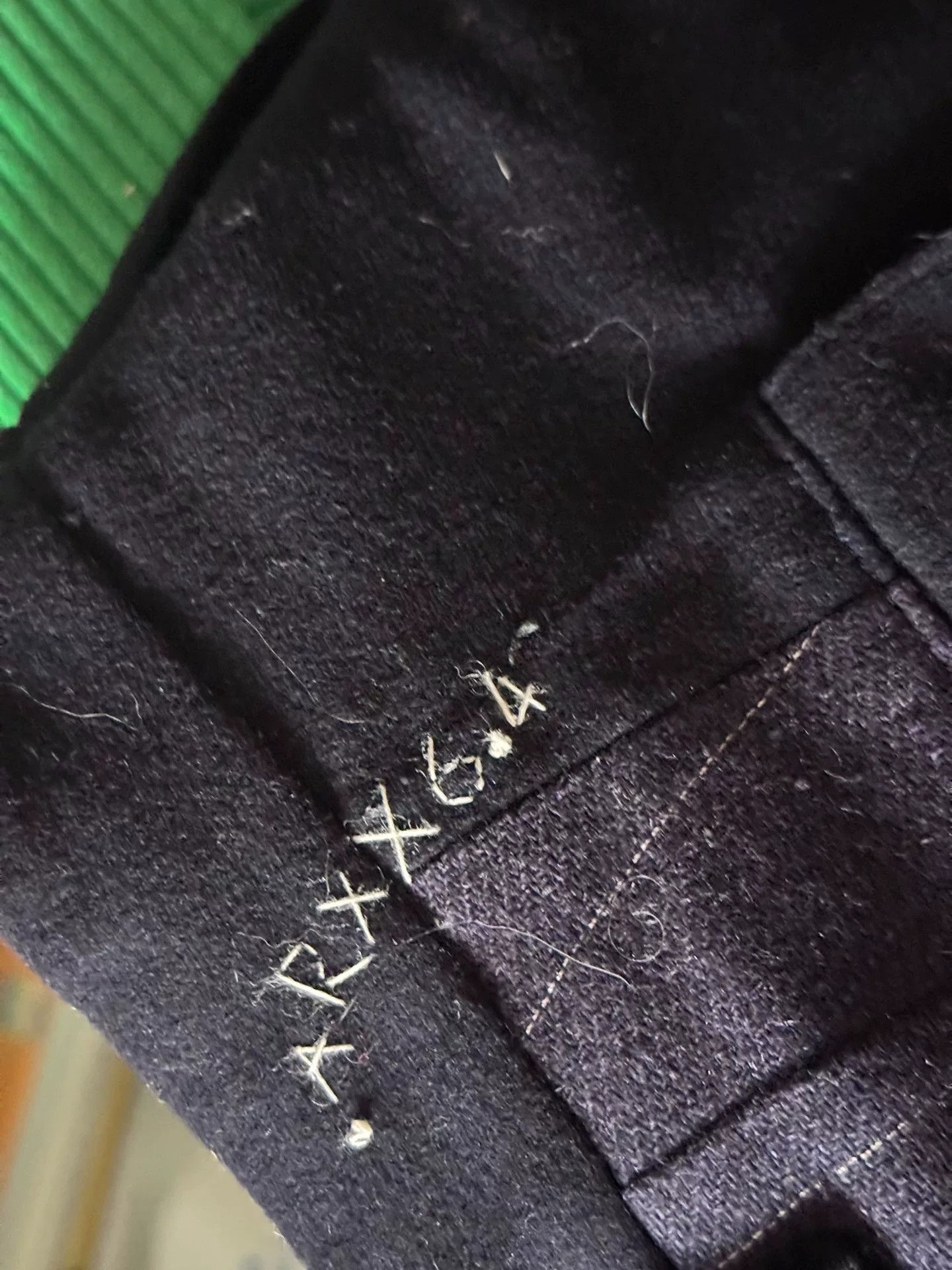 Archivio J.M. Ribot Archivio J.M Robit 1930 Wool Wide-Leg Suspender Pants Size US 43 - 6 Thumbnail